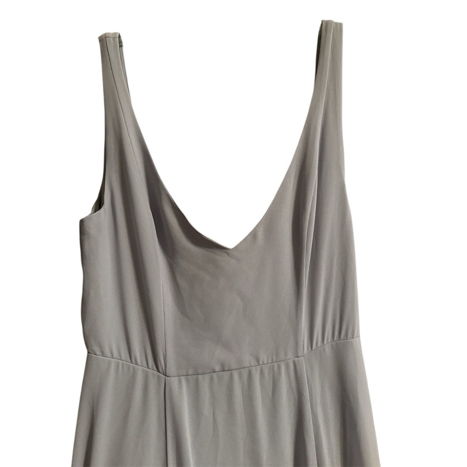 Show Me Your MuMu Show Me Your Mumu Jenn Maxi Dress XS Silver Sage Blue Formal Size XS / US 0-2 / IT 36-38 - 5 Thumbnail