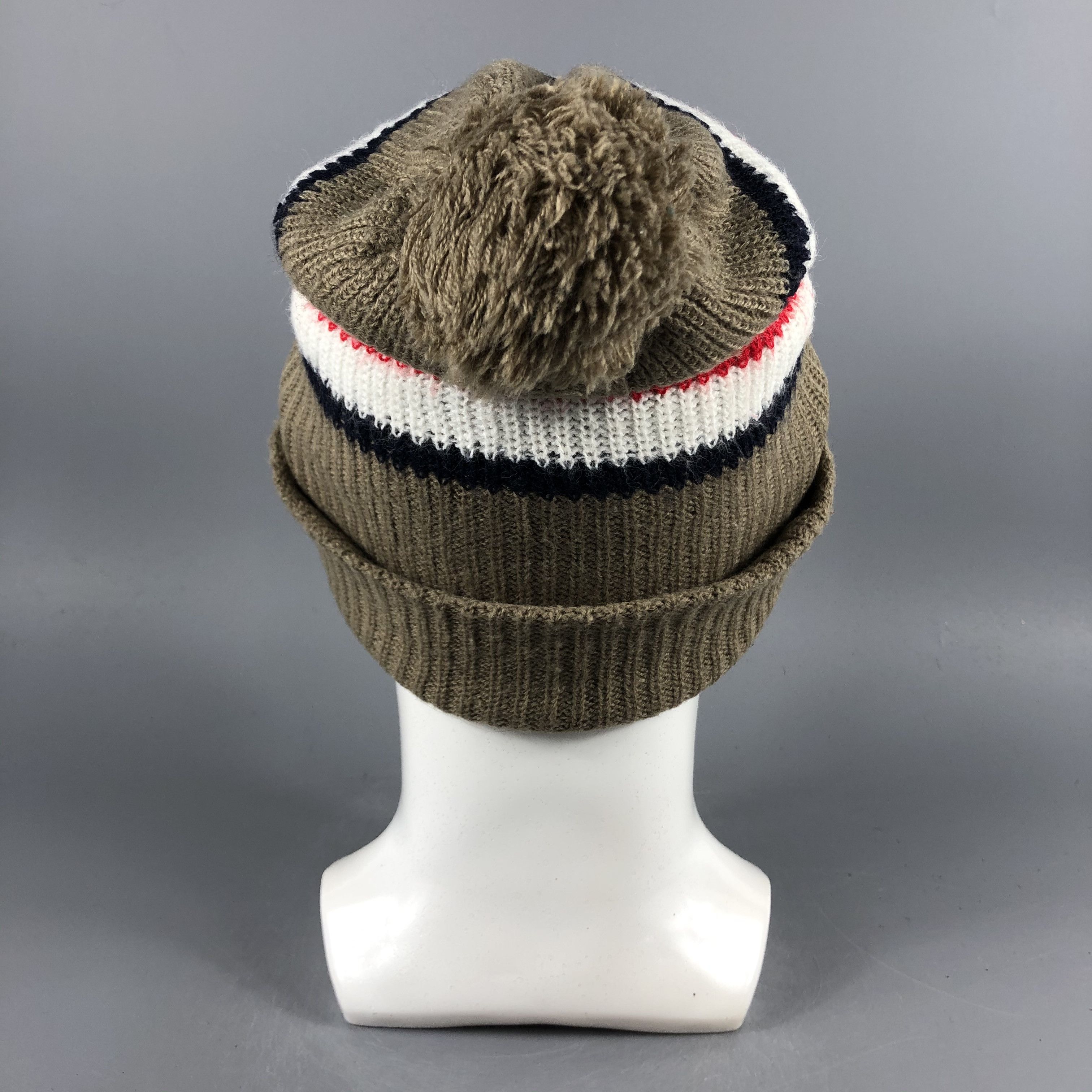 Supreme × Vintage Supreme Stripe Beanie Snow Hat Snow Cap -D1256 Size ONE SIZE - 2 Thumbnail