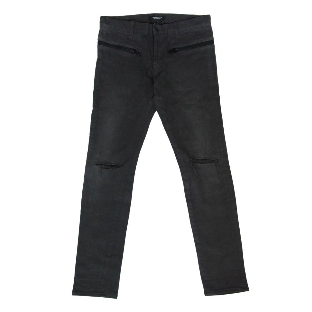 Undercover zip ripped knee pocket graphic denim Size US 32 / EU 48 - 1 Thumbnail
