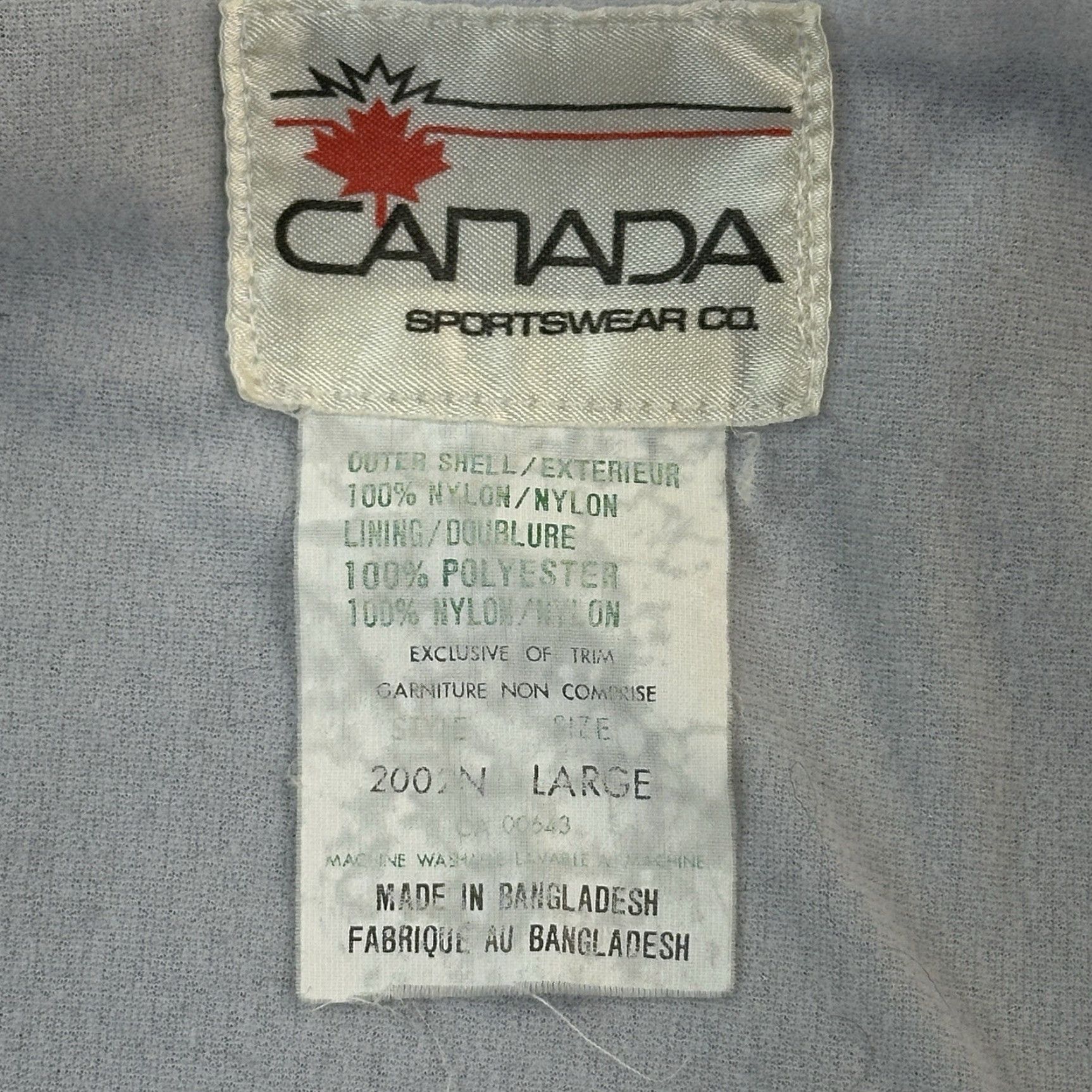 Vintage VINTAGE Canada Sportswear Jacket Mens Large Fleece Lined Snap Front Tobacco Blue 90s Retro Bomber Coat/Jacket Mens Size US L / EU 52-54 / 3 - 6 Thumbnail