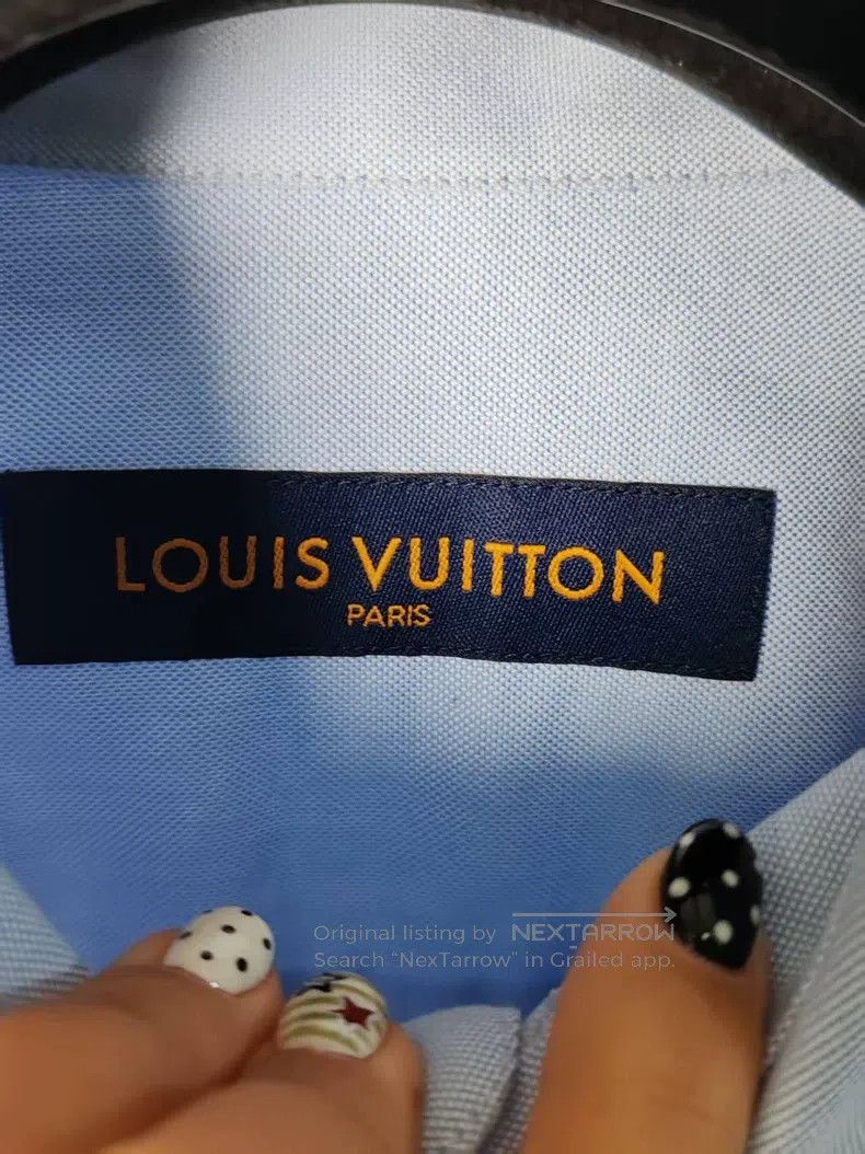 Louis Vuitton Louis Vuitton Embroidered logo shirt Size US XS / EU 42 / 0 - 4 Thumbnail
