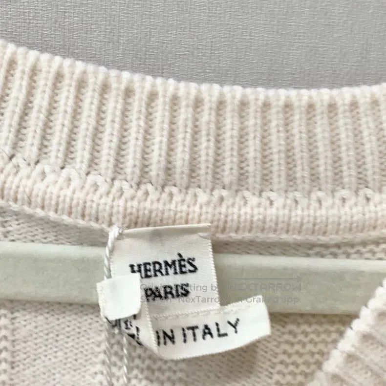 Hermes Hermes White women's sweater Size XS / US 0-2 / IT 36-38 - 4 Thumbnail