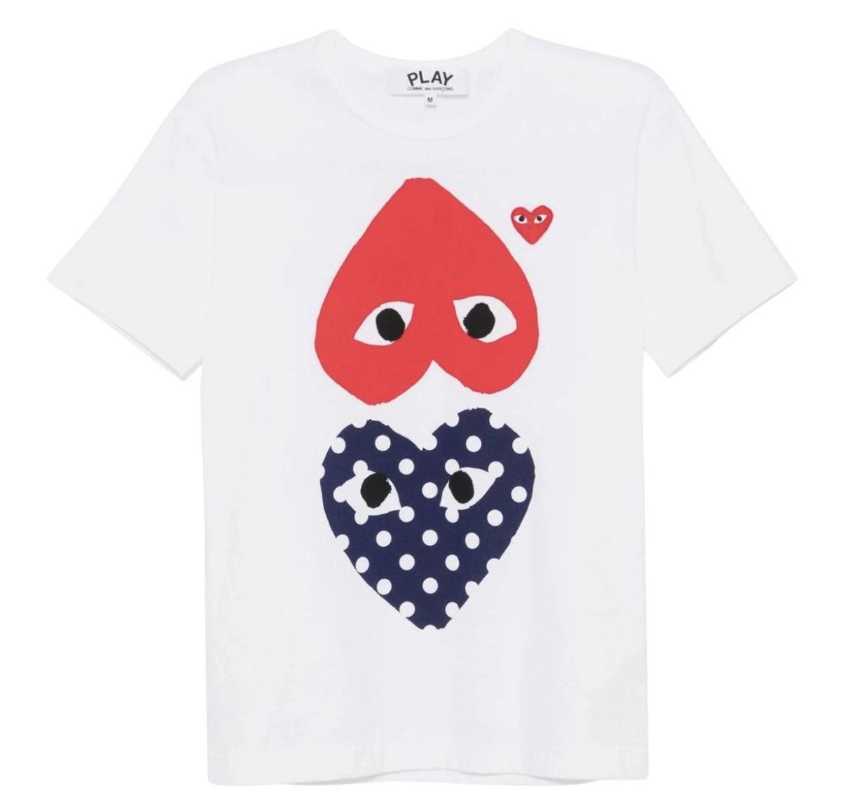 Comme des Garcons Comme des Garçons Play White Inverted And Polka Dot Heart Size XS / US 0-2 / IT 36-38 - 1 Thumbnail