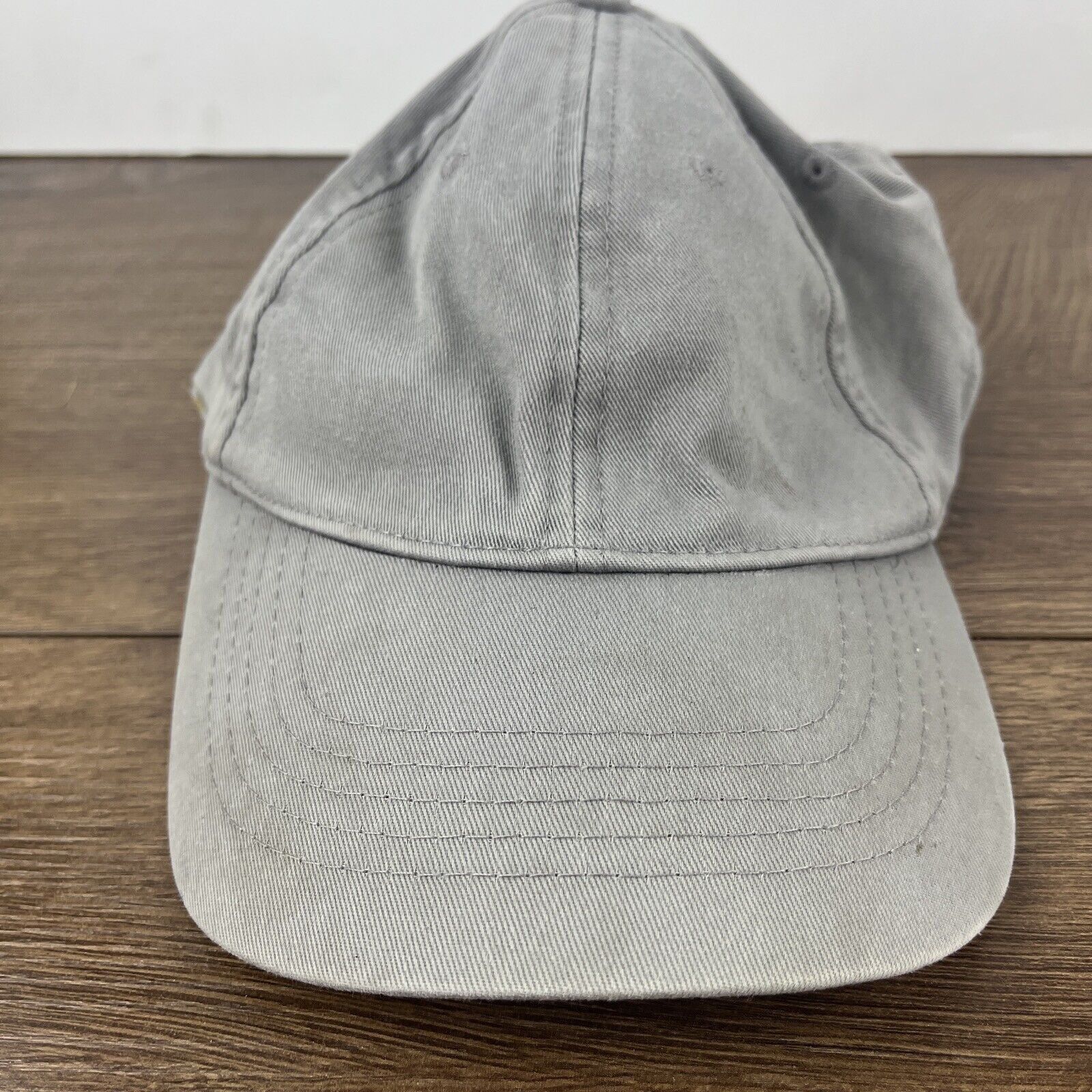 Other Gray Baseball Cap Hat Adjustable Adult Size Gray Hat Cap Size ONE SIZE - 5 Thumbnail