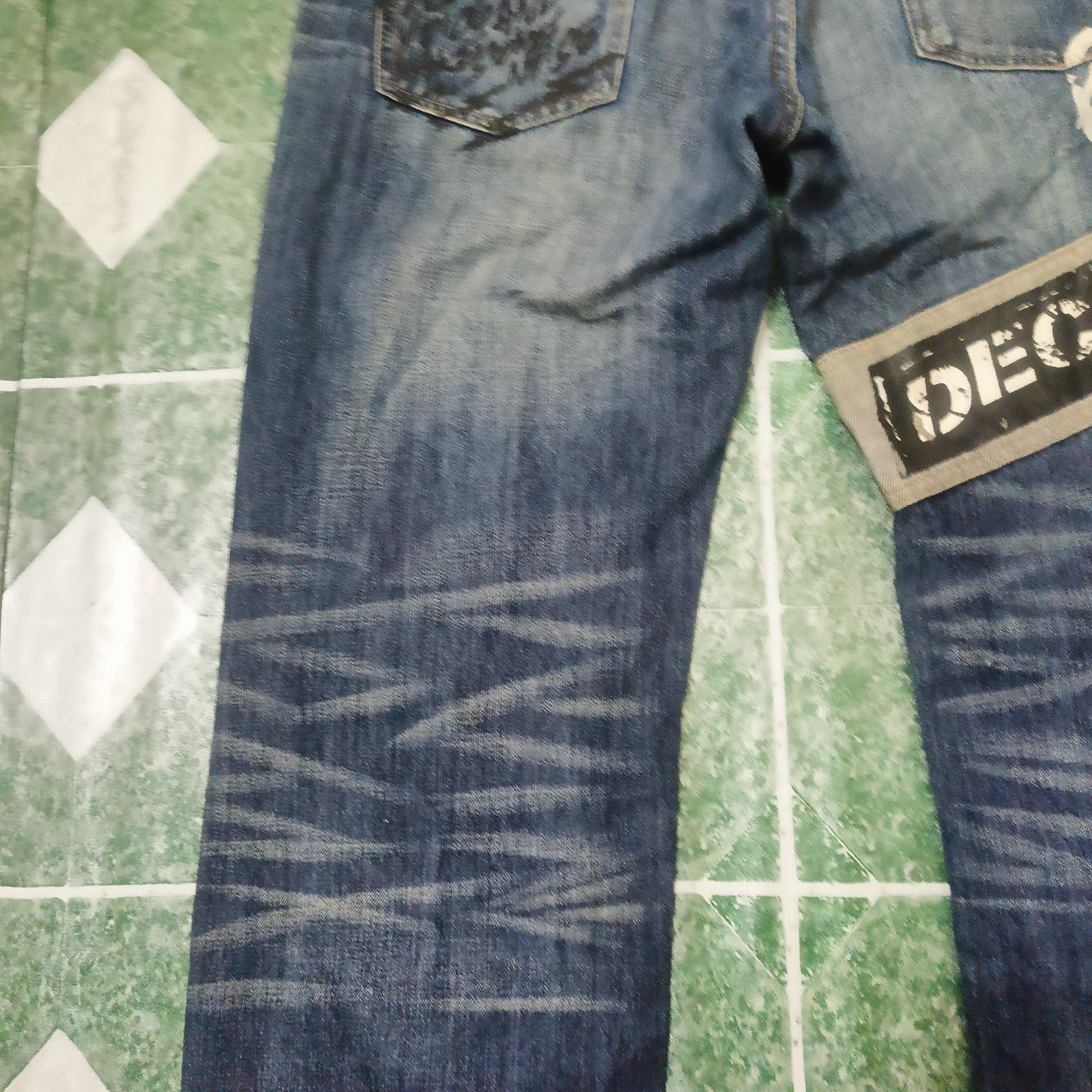 If Six Was Nine Rare Double Dog Distressed Denim Japan jeans Size US 32 / EU 48 - 17 Thumbnail