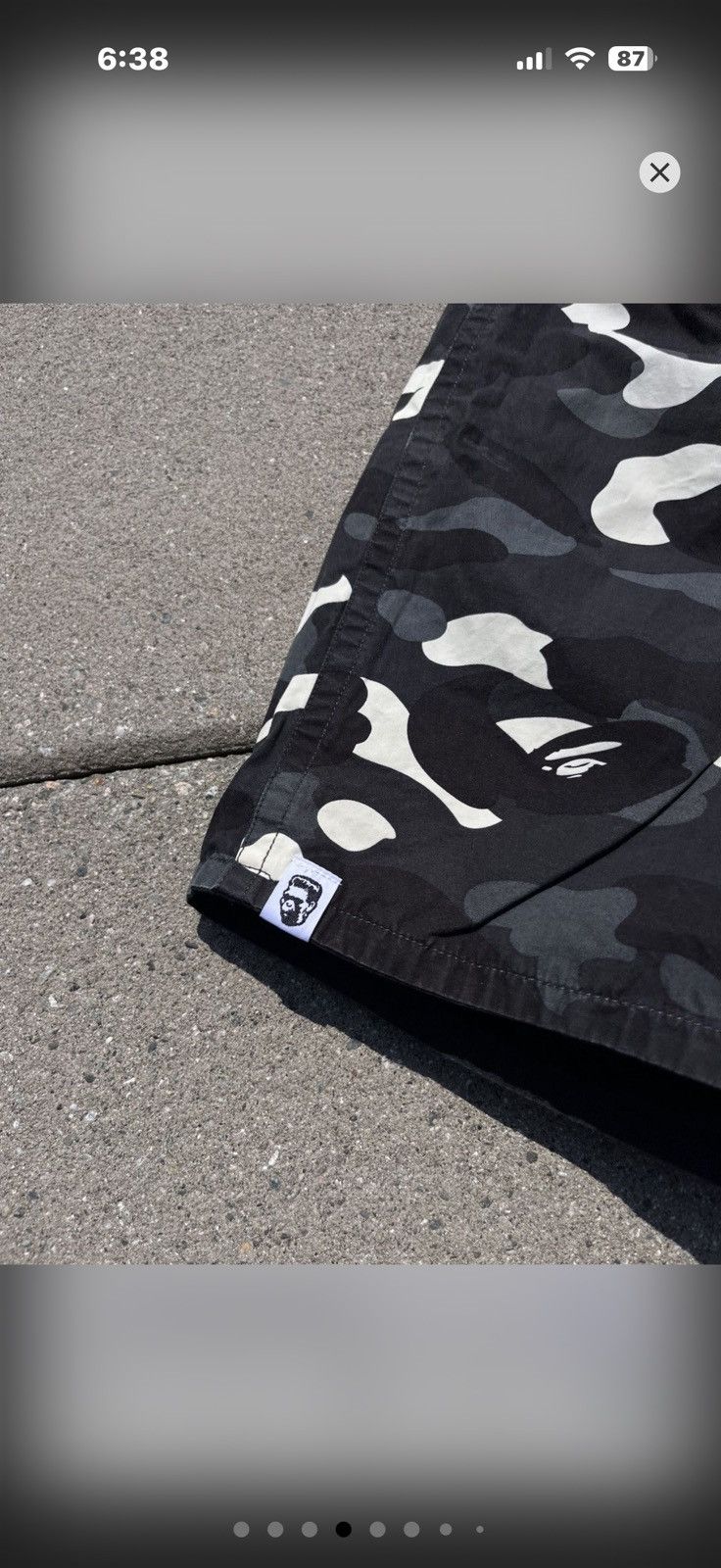 Bape BAPE Space Camo Shark Reversible Shorts Size US 32 / EU 48 - 4 Thumbnail