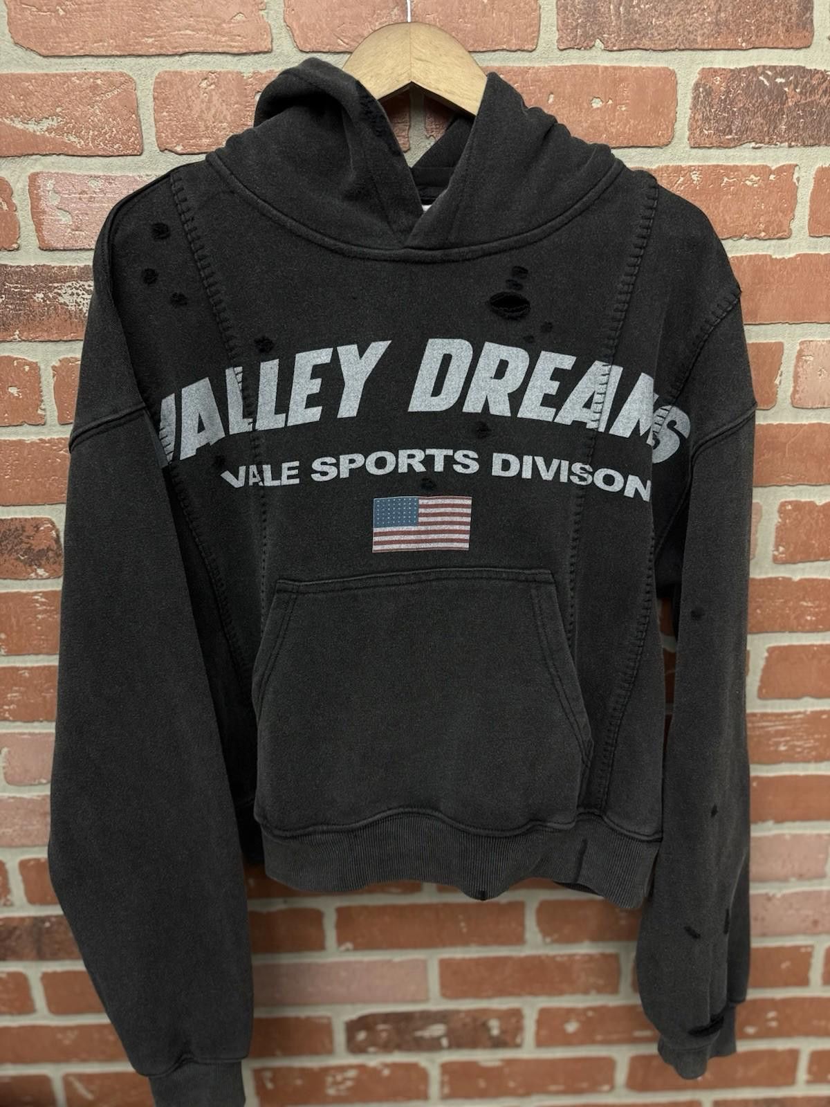 Vale Size Small- Vale Black Pull Over Hoodie Grey Authentic NEW Size US S / EU 44-46 / 1 - 5 Thumbnail