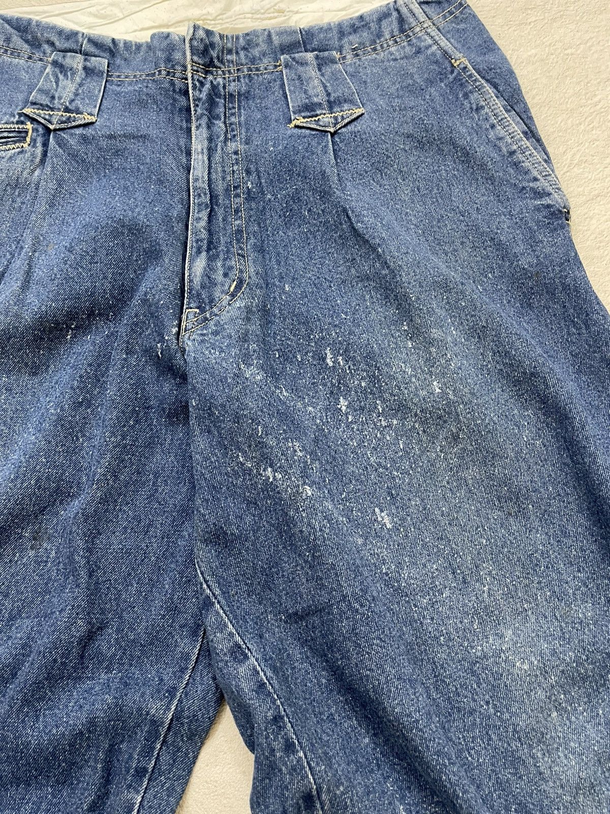 Japanese Brand Japanese Style Indigo Balloon Denim Distressed Jeans Size US 29 - 4 Thumbnail