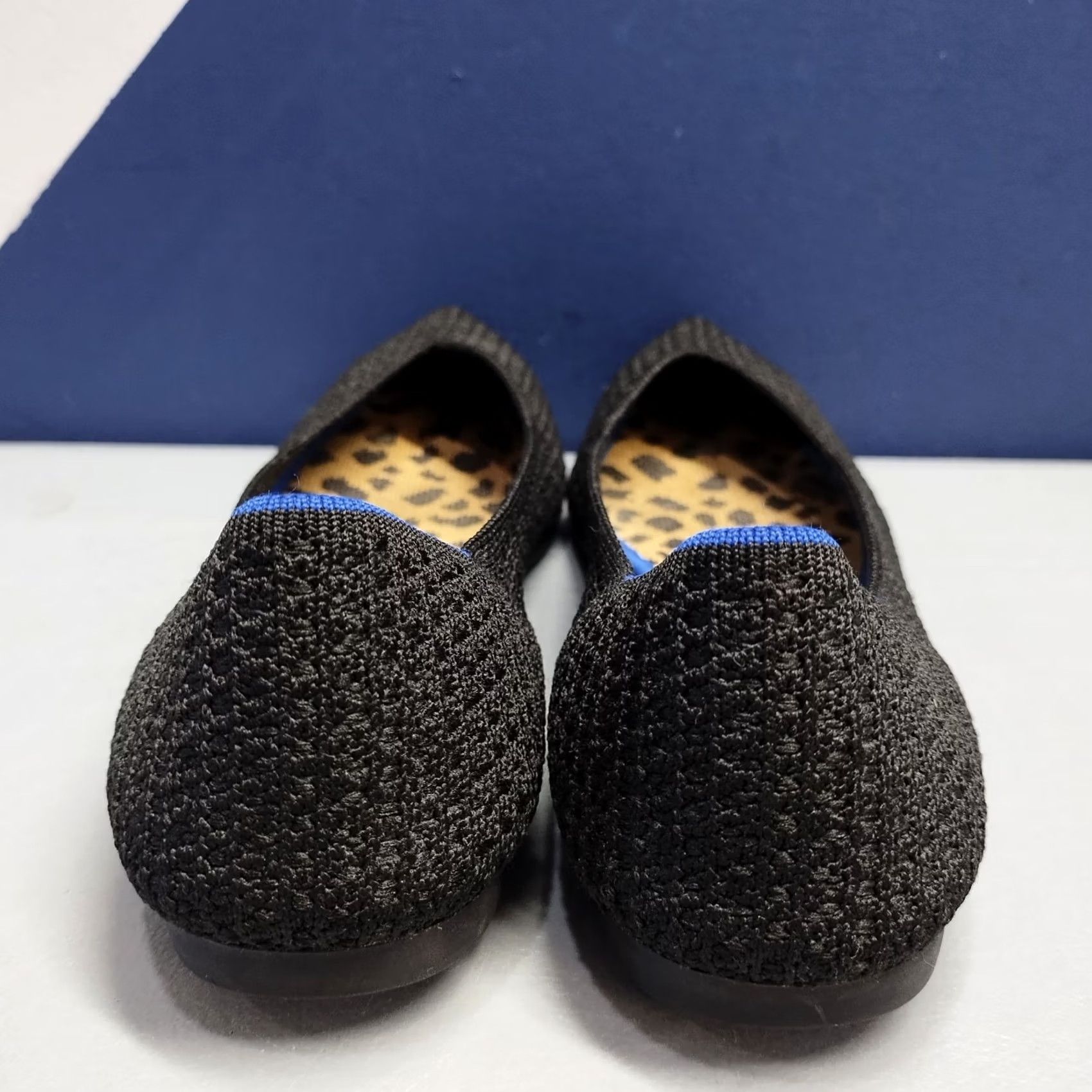 Rothy's Rothy's The Point Ballet Flats Womens Size 9 Black Honeycomb Knit Pointed Toe - Womens Size 9 Black Ballet Flat Size US 9 / IT 39 - 7 Thumbnail