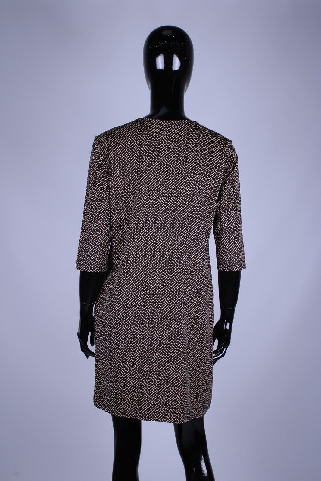 Designer × Marimekko MARIMEKKO Marjailla Raspa Geometric A-Line Dress 3/4 Sleeve Size S / US 4 / IT 40 - 8 Thumbnail