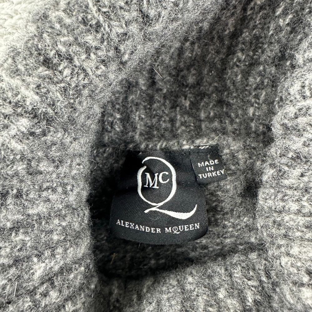 Alexander McQueen Alexander McQueen Turtle Neck Wool Grey Sweater Women’s Siz Size XL / US 12-14 / IT 48-50 - 2 Thumbnail