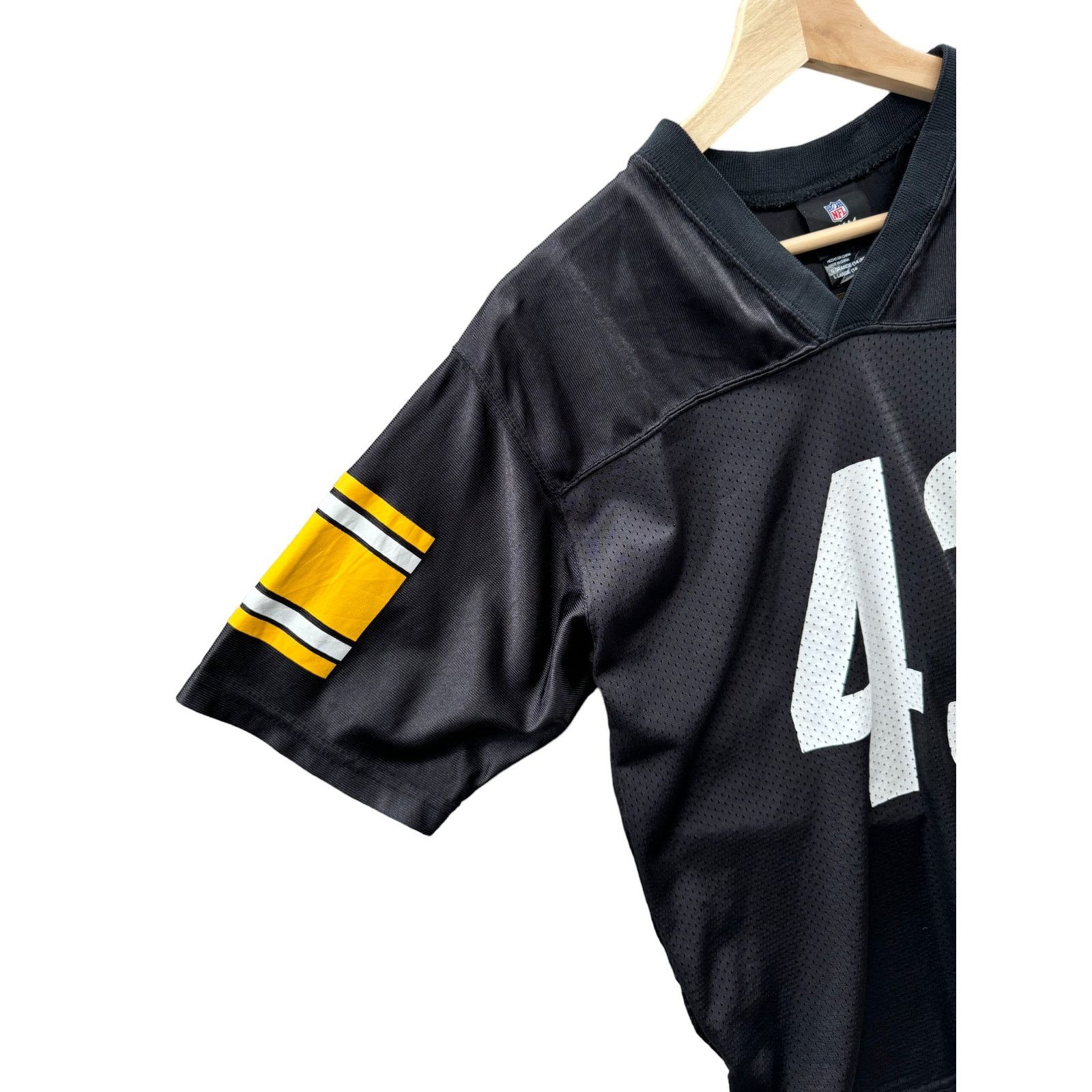 NFL × Reebok Reebok Pittsburgh Steelers Troy Polamalu Youth NFL Jersey Size US L / EU 52-54 / 3 - 6 Thumbnail