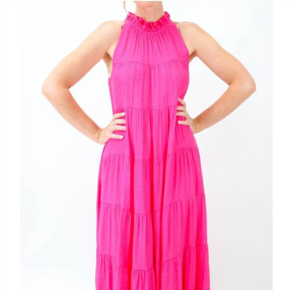 Etro ENTRO cheer up maxi dress in pink women's Size Small Size S / US 4 / IT 40 - 5 Thumbnail