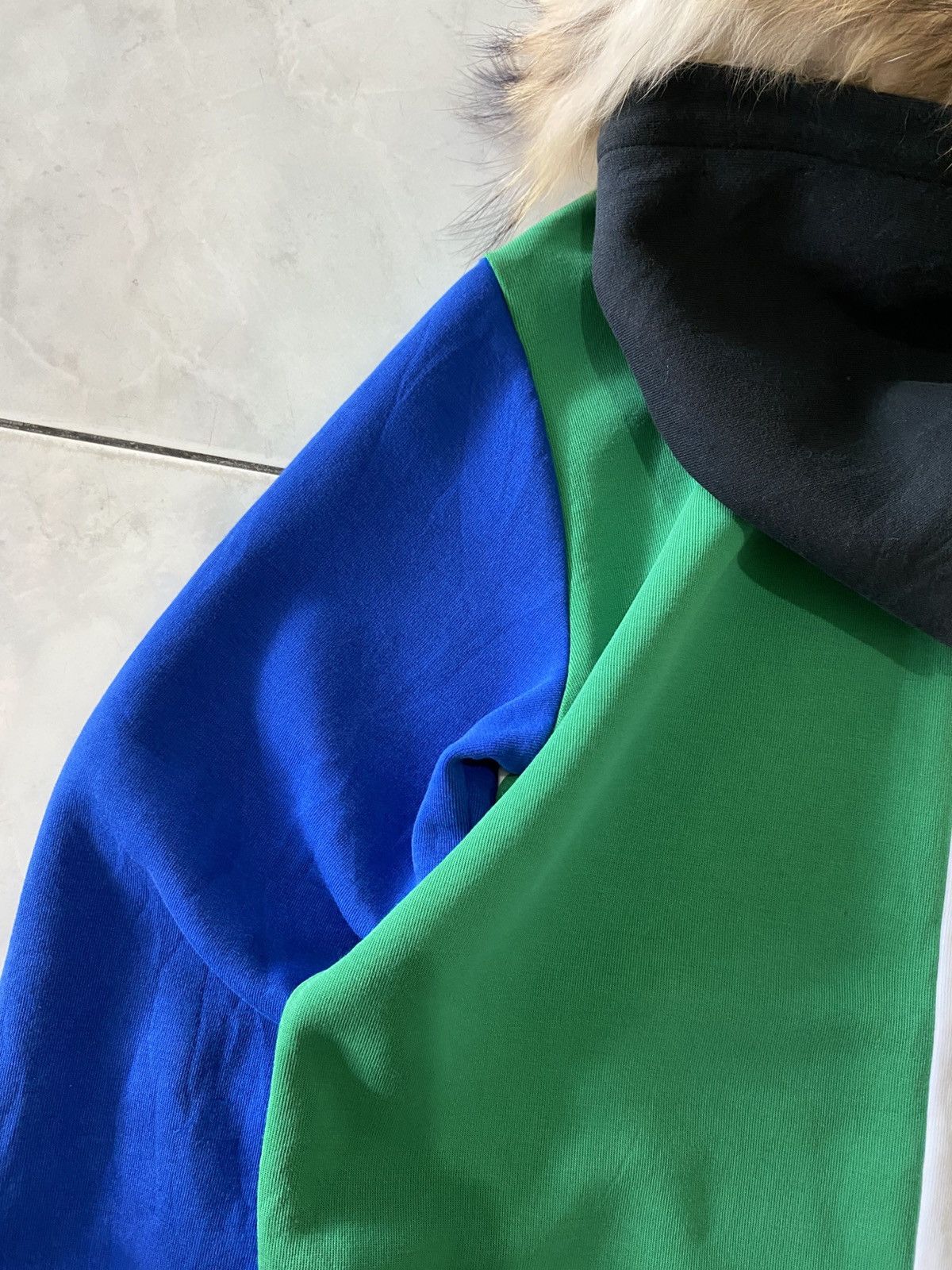 Japanese Brand FUR Polo Ralph Lauren Colorblock Hood Multicolor Streetwear Size US M / EU 48-50 / 2 - 10 Thumbnail