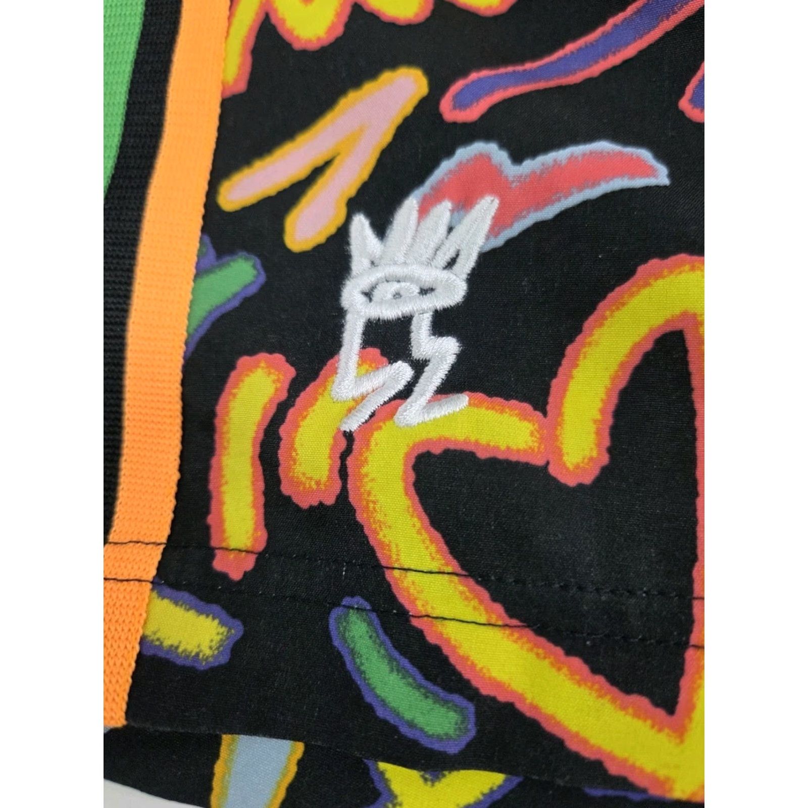 Adidas Adidas Mens Athletic Shorts Zippered Pocket Drawstring Embroidered Logo 36 Multicolor XL Sports Gym Training CrossFit Size US 36 / EU 52 - 3 Thumbnail