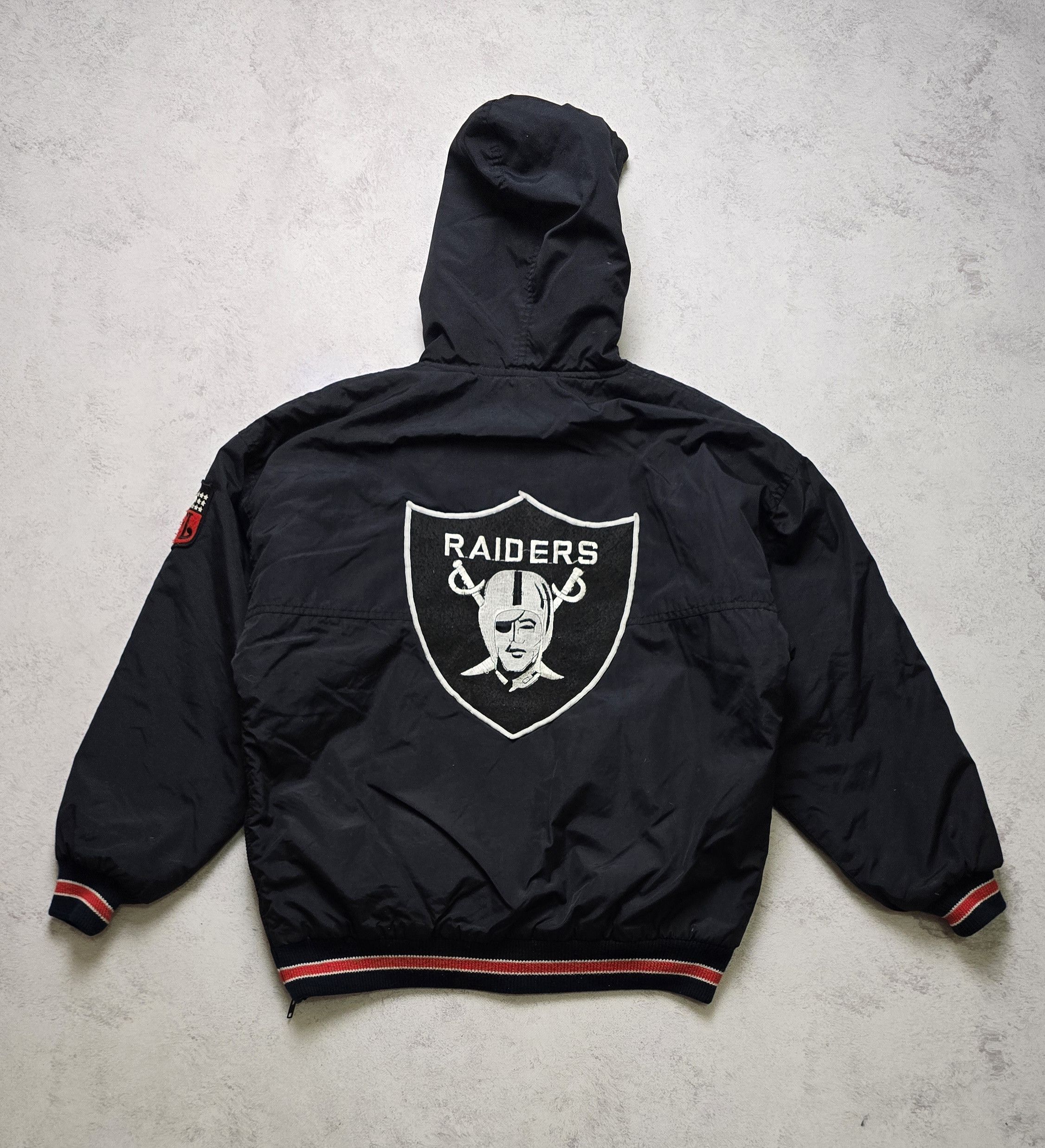 Big Star LA Raiders Satin Jacket Vintage 90s Bootleg Hip Hop Rare Size US S / EU 44-46 / 1 - 1 Thumbnail