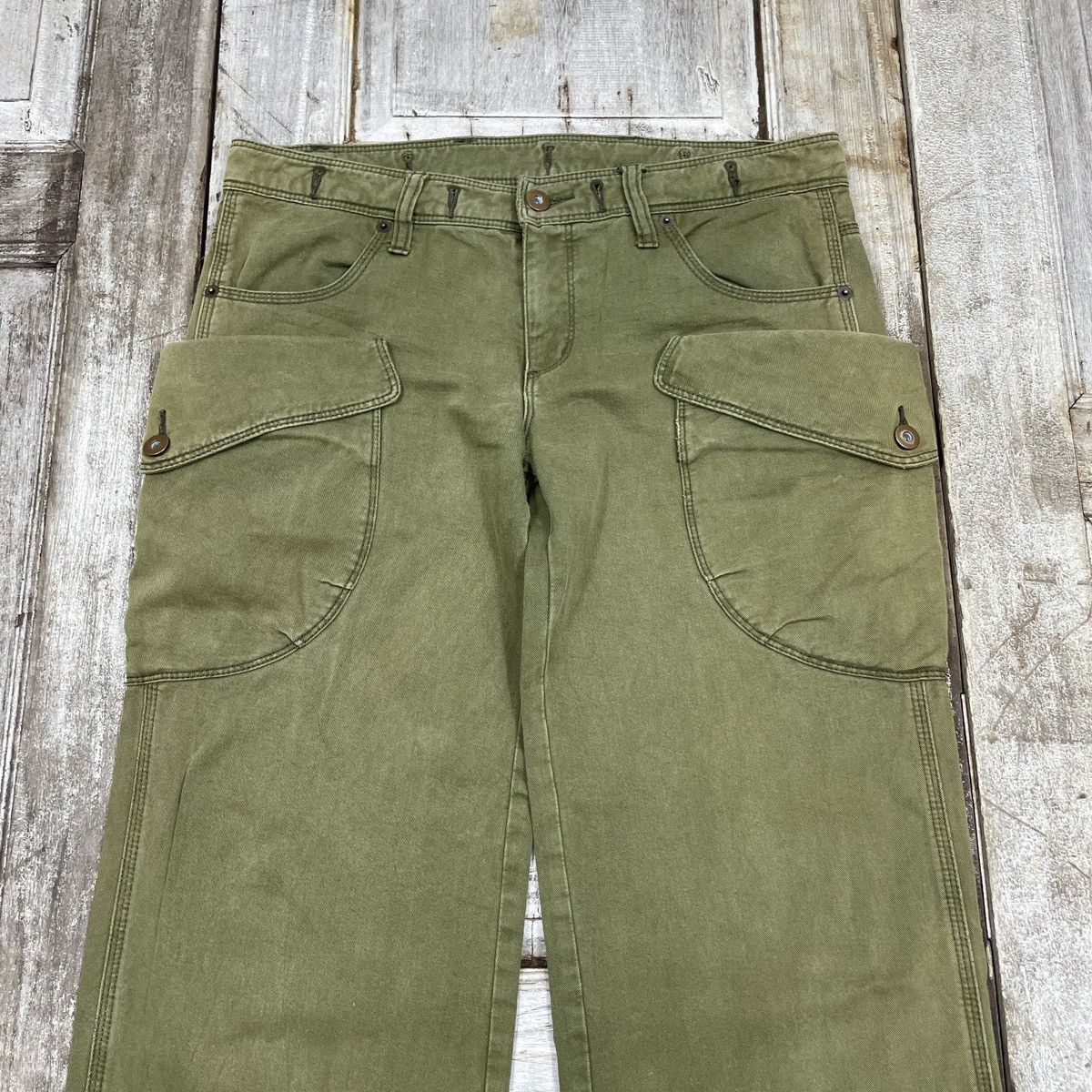 Japanese Brand × Vintage Vintage Japanese Brand Military Cargo Pant Size US 32 / EU 48 - 3 Thumbnail