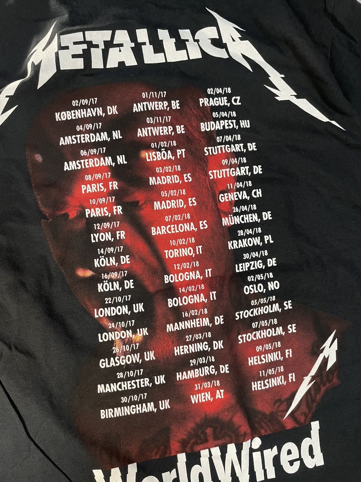 Band Tees Metallica Hardwired to Self Destruct Worldwired Tour Tee Size US S / EU 44-46 / 1 - 6 Thumbnail