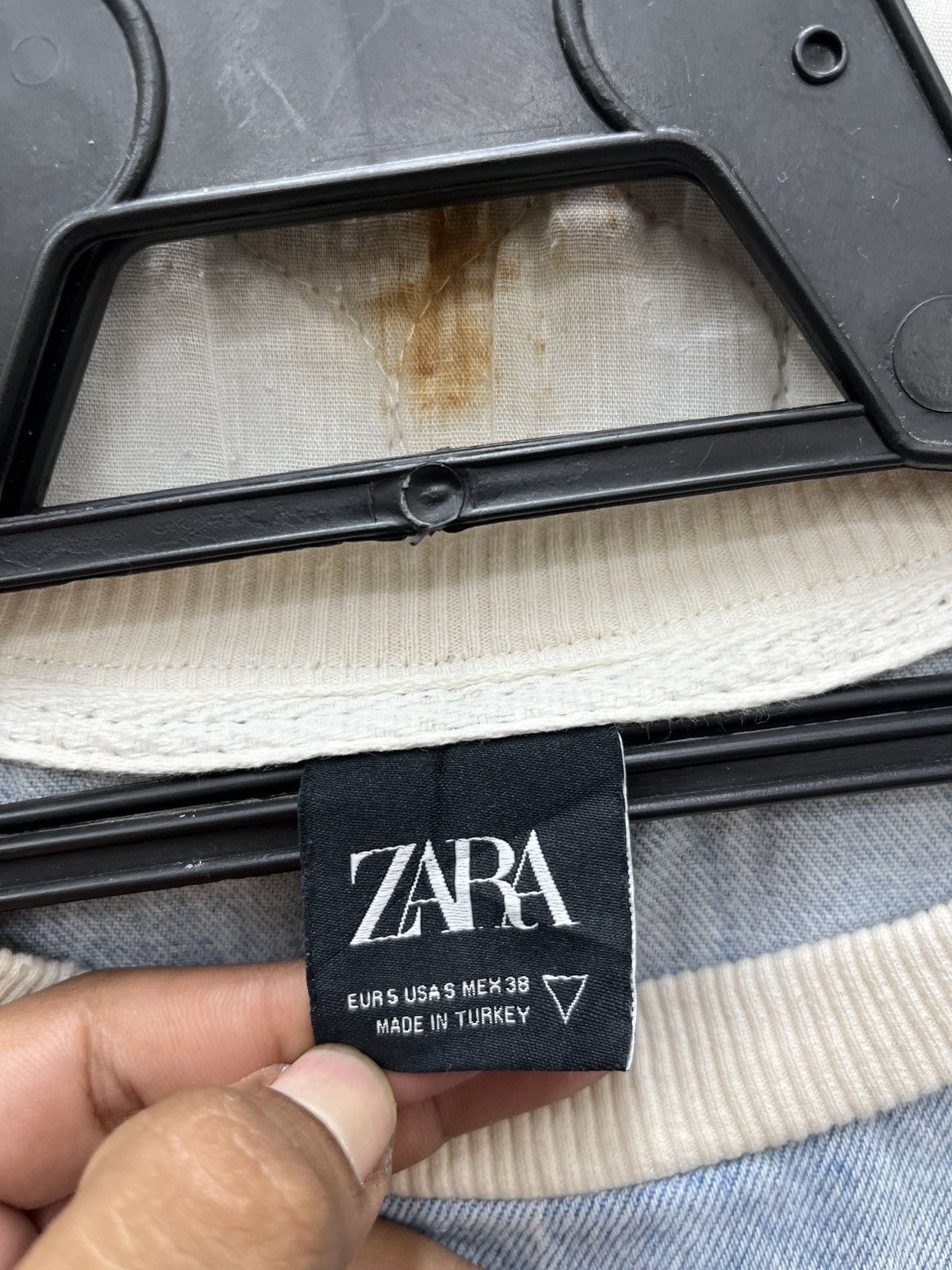 Zara 🔥🔥🔥STEALS ZARA DENIM PULLOVER Size US S / EU 44-46 / 1 - 8 Thumbnail