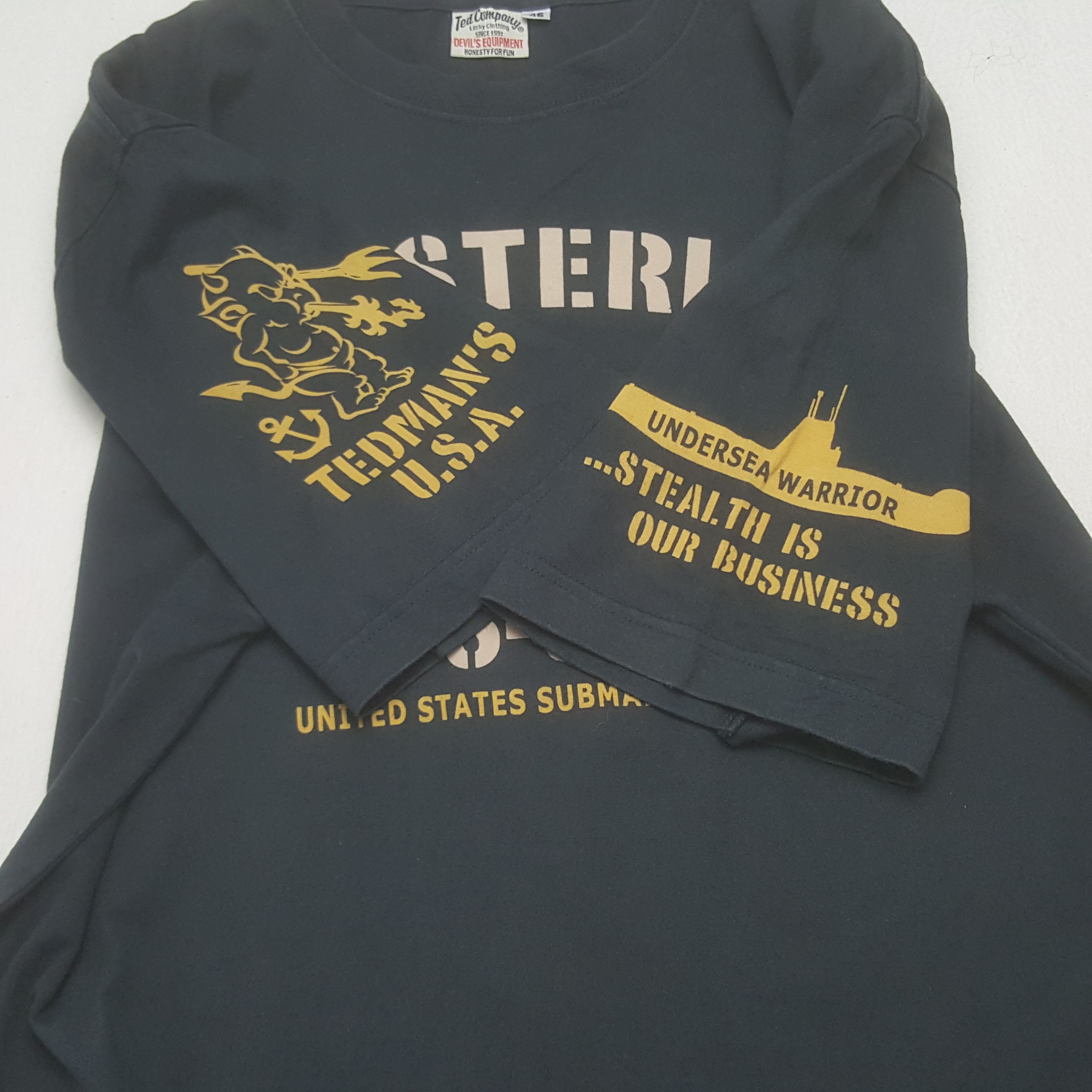 Vintage Vintage Ted Company U.S. Submarine Force Promo Tshirt Size US L / EU 52-54 / 3 - 6 Thumbnail