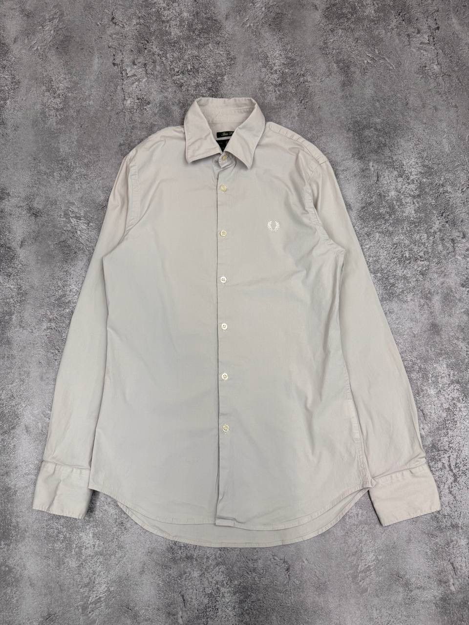 Fred Perry Fred Perry Men's Slim Fit Shirt Grey Size S Size US S / EU 44-46 / 1 - 1 Thumbnail