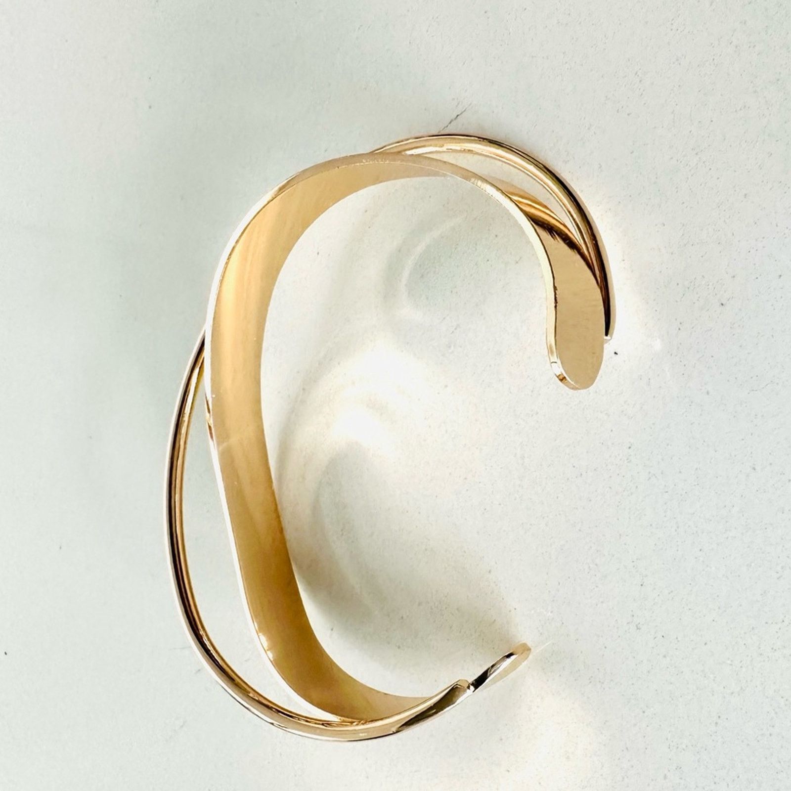 Nordstrom NEW NORDSTROM REVOLVE Slim Band Twisted Bracelet Bangle Cuff Size ONE SIZE - 8 Thumbnail