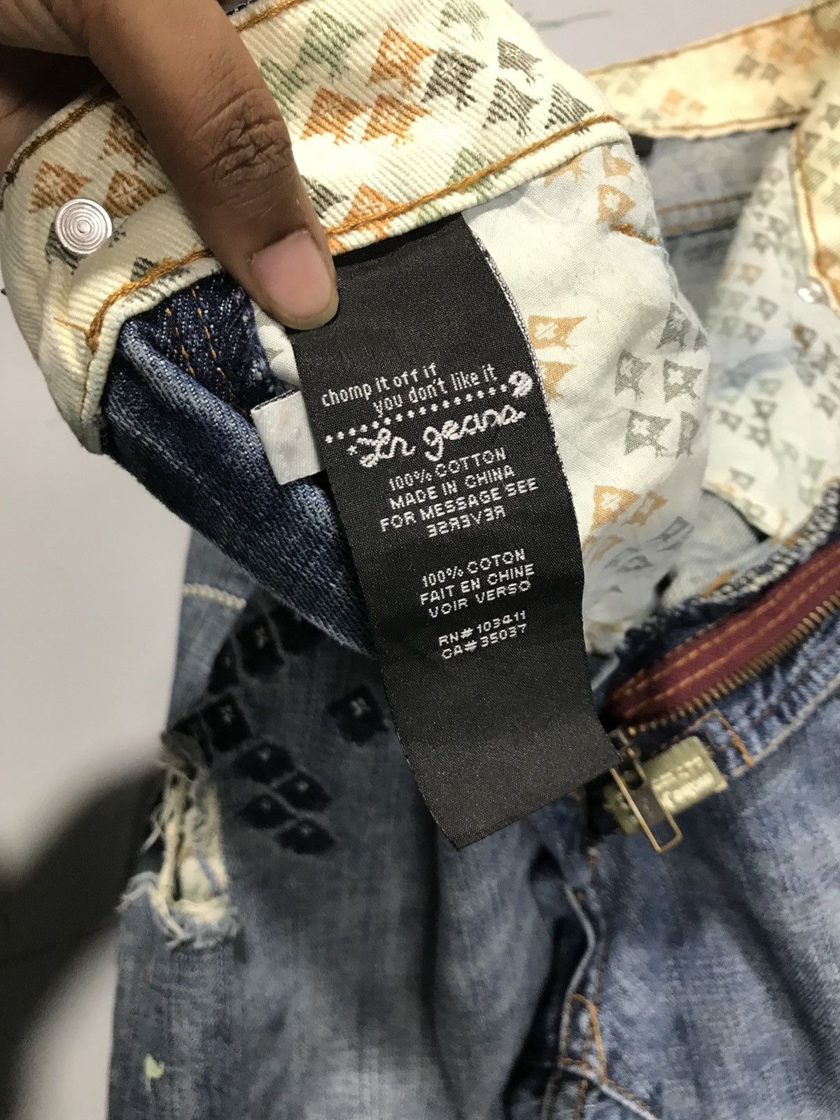 Southpole Vintage Hiphop embroidered denim Size US 36 / EU 52 - 8 Thumbnail