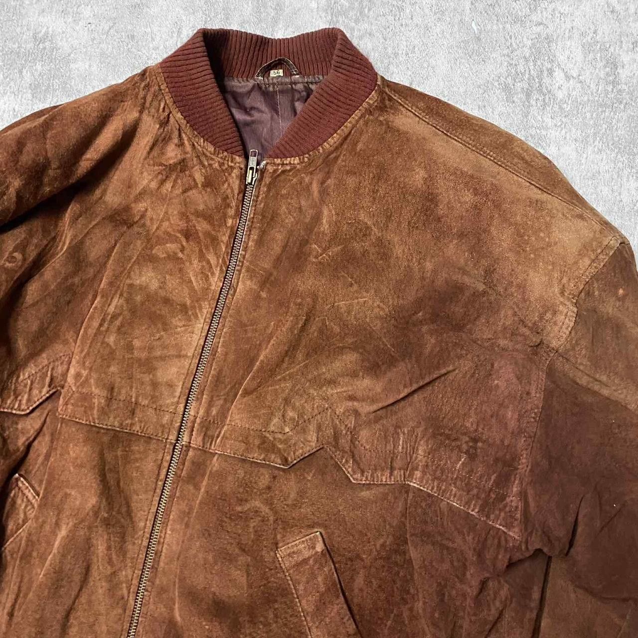 Other Brown suede bomber jacket with a worn-in look bomber Size US L / EU 52-54 / 3 - 2 Thumbnail