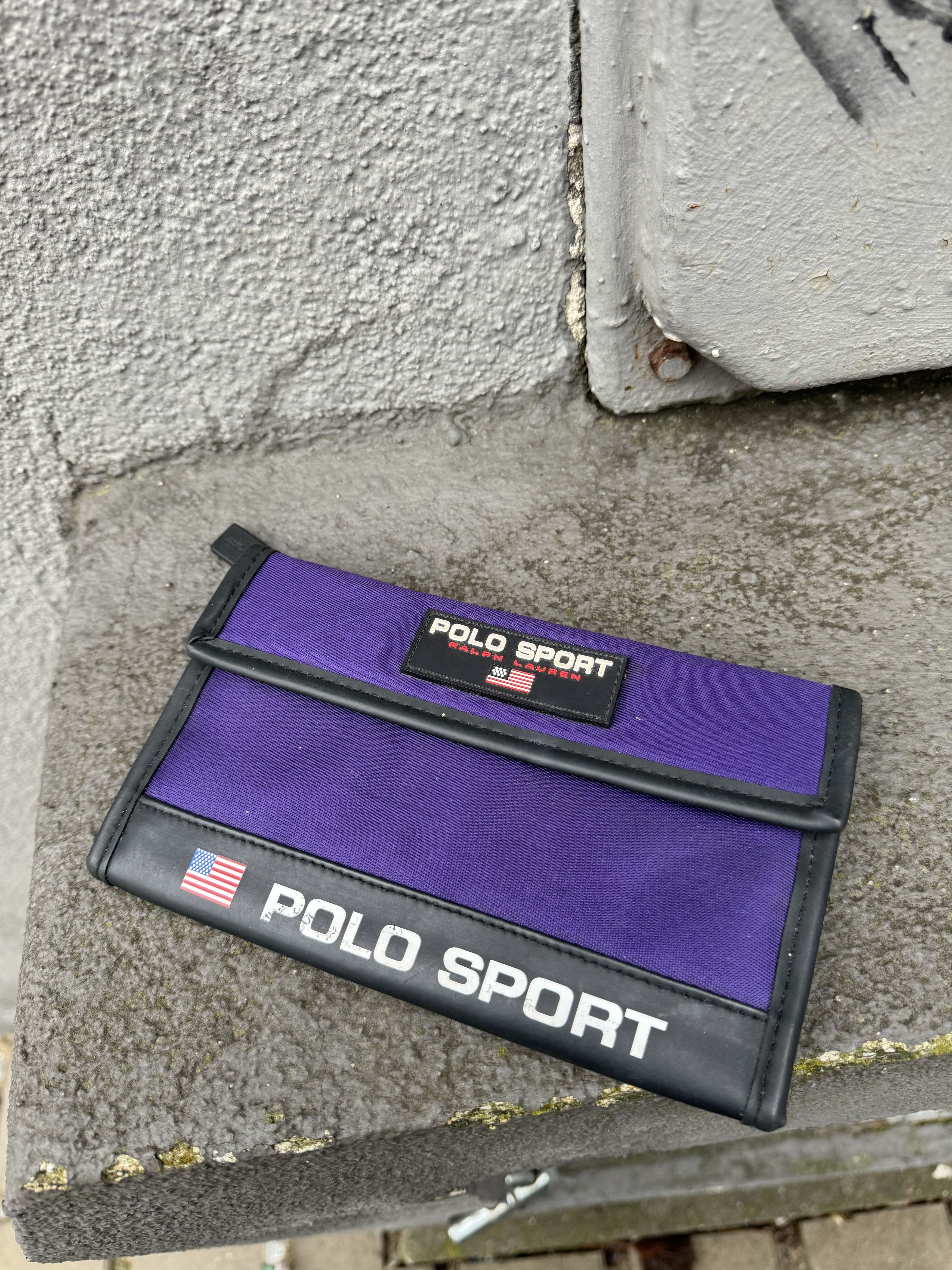 Polo Ralph Lauren × Ralph Lauren × Vintage Vintage Polo Sport Wallet Purple Size ONE SIZE - 2 Thumbnail