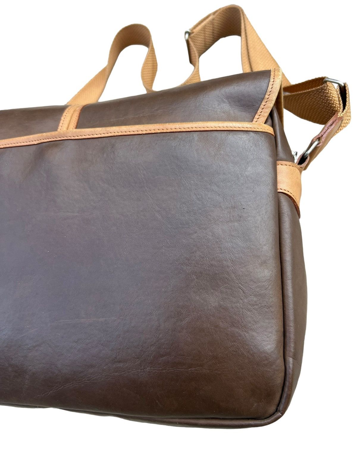 Emanuel Ungaro Vintage Ungaro PU and Leather Messenger Bag Size ONE SIZE - 11 Thumbnail