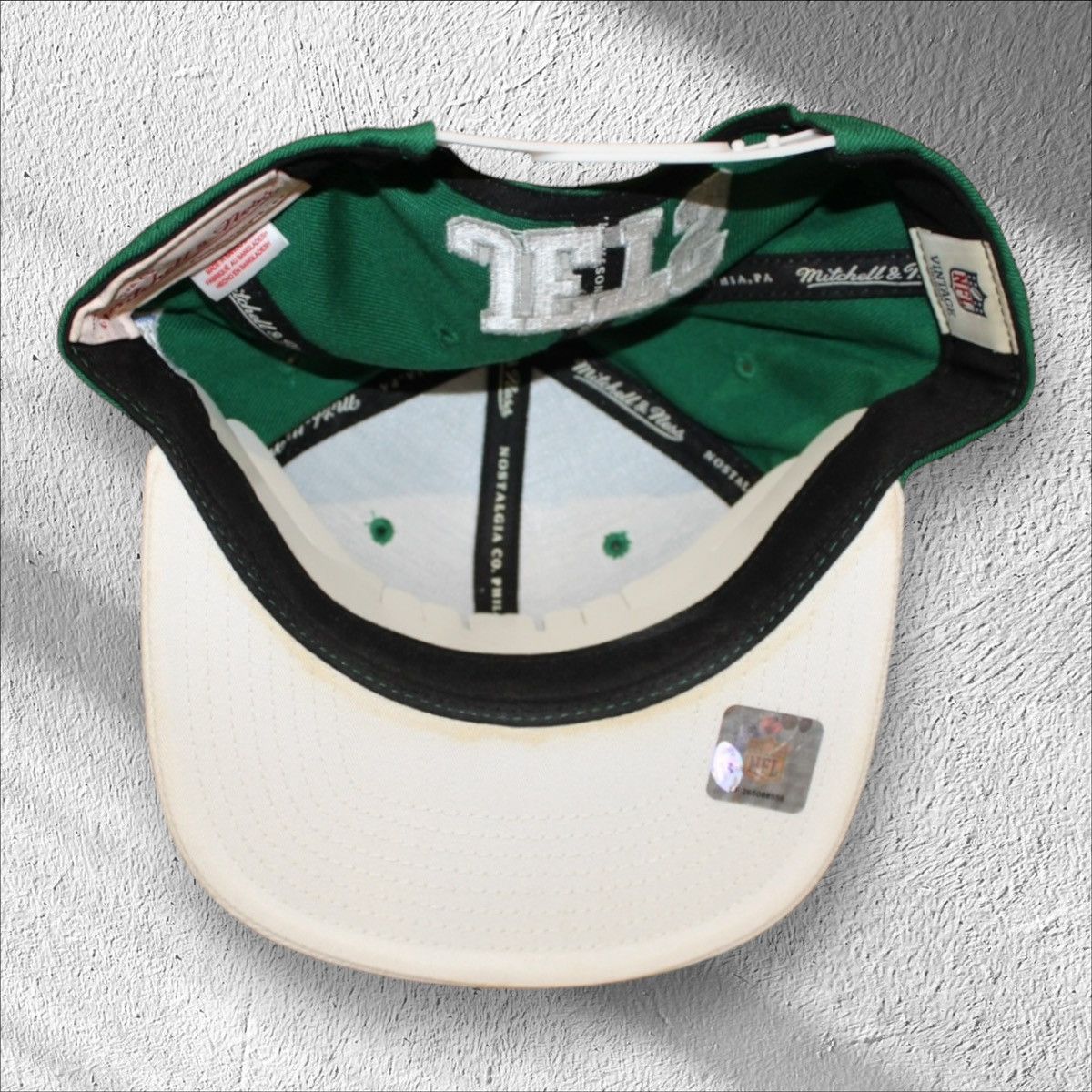 Mitchell & Ness New York Jets Throwback Snapback Hat Size ONE SIZE - 3 Thumbnail