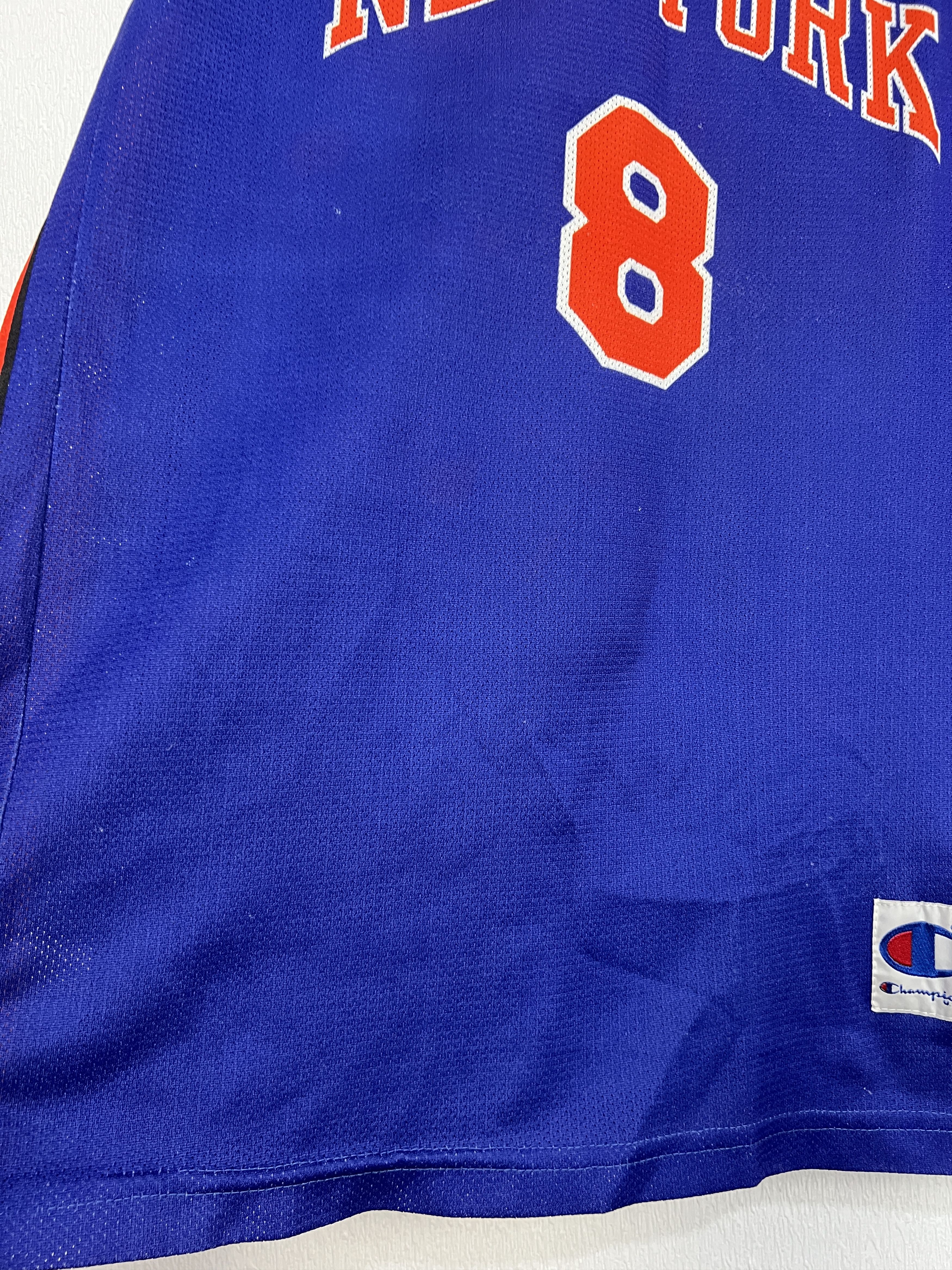 Champion Vintage 90's Champion New York Knicks Sprewell Jersey Trikot Size US XL / EU 56 / 4 - 7 Thumbnail