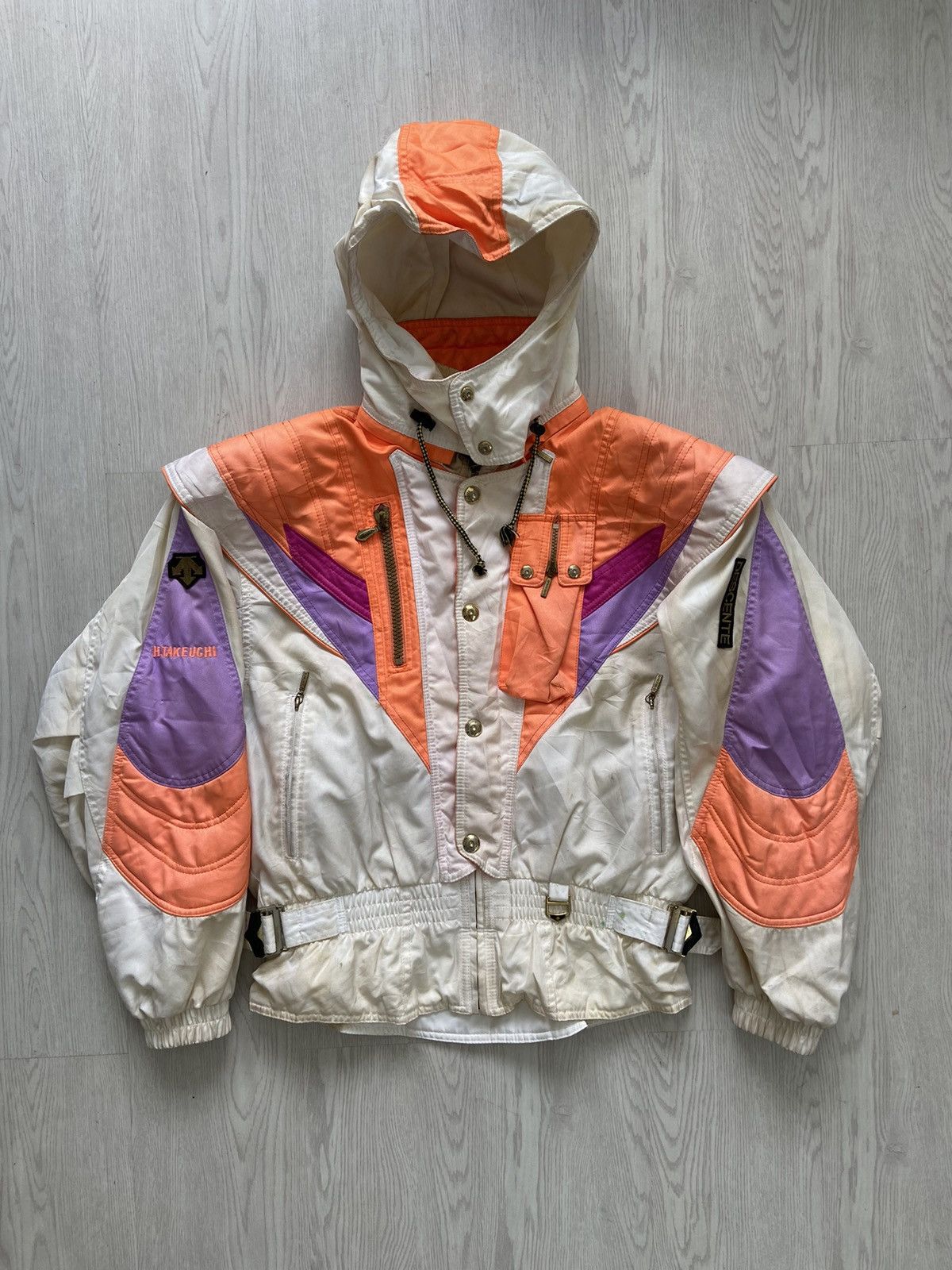 Descente × Sports Specialties Vintage 1990’s Descente Cargo Bomber Jacket Size US M / EU 48-50 / 2 - 2 Thumbnail