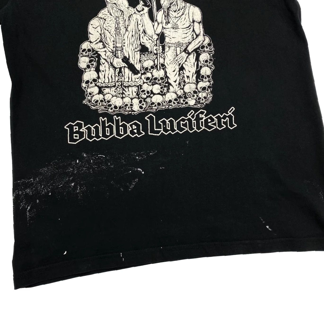 Vintage Neuropathia “Bubba Luciferi” Goregrind Death Metal Band Distressed T-Shirt S M Black Graphic Print Men Shirts Womens? Size US M / EU 48-50 / 2 - 4 Thumbnail