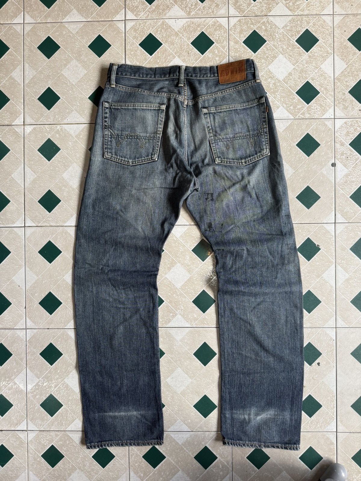 Edwin 90's EDWIN 505ZX RARE JAPANESE POCKET LOGO RETRO DENIM
