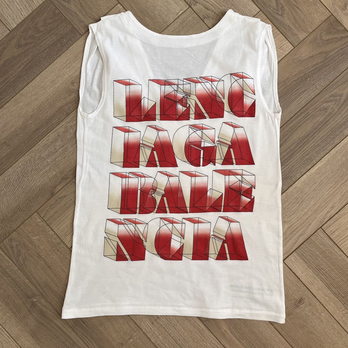 Balenciaga Balenciaga SS12 Archive Spellout Vest Size M / US 6-8 / IT 42-44 - 1 Thumbnail