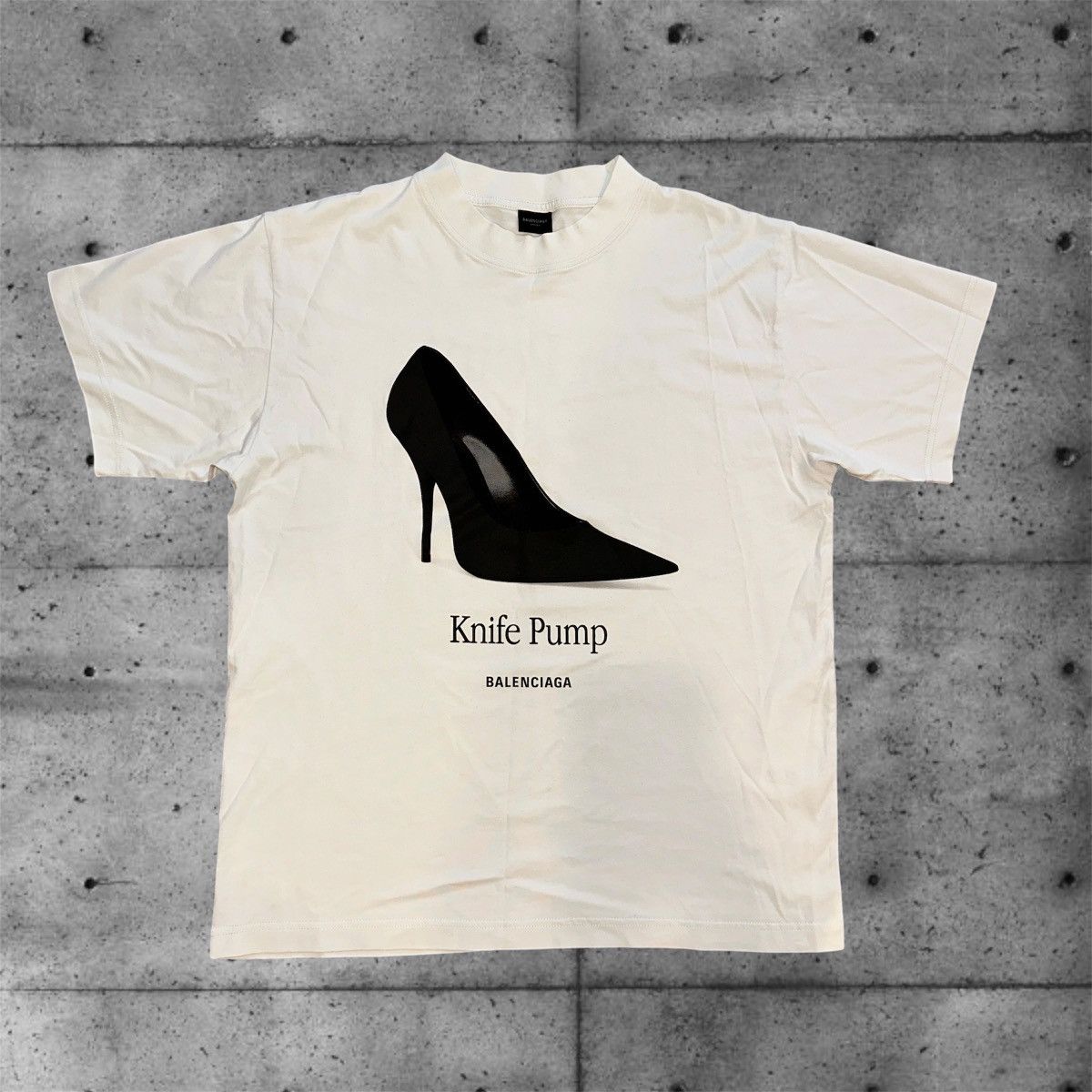 Balenciaga Balenciaga knife pump white tee shirt Size US L / EU 52-54 / 3 - 1 Thumbnail