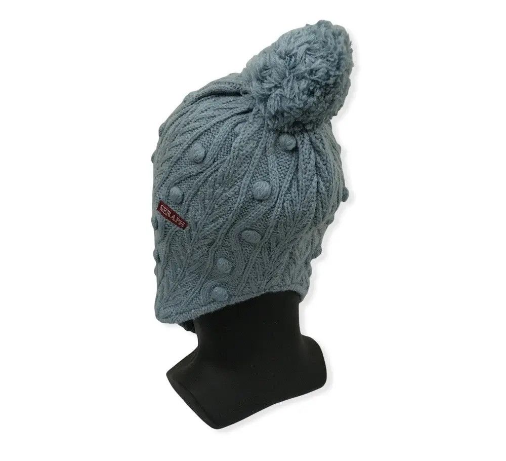 Japanese Brand × Vintage Japanese Brand Plain Earflap Beanie Hat Size ONE SIZE - 3 Thumbnail