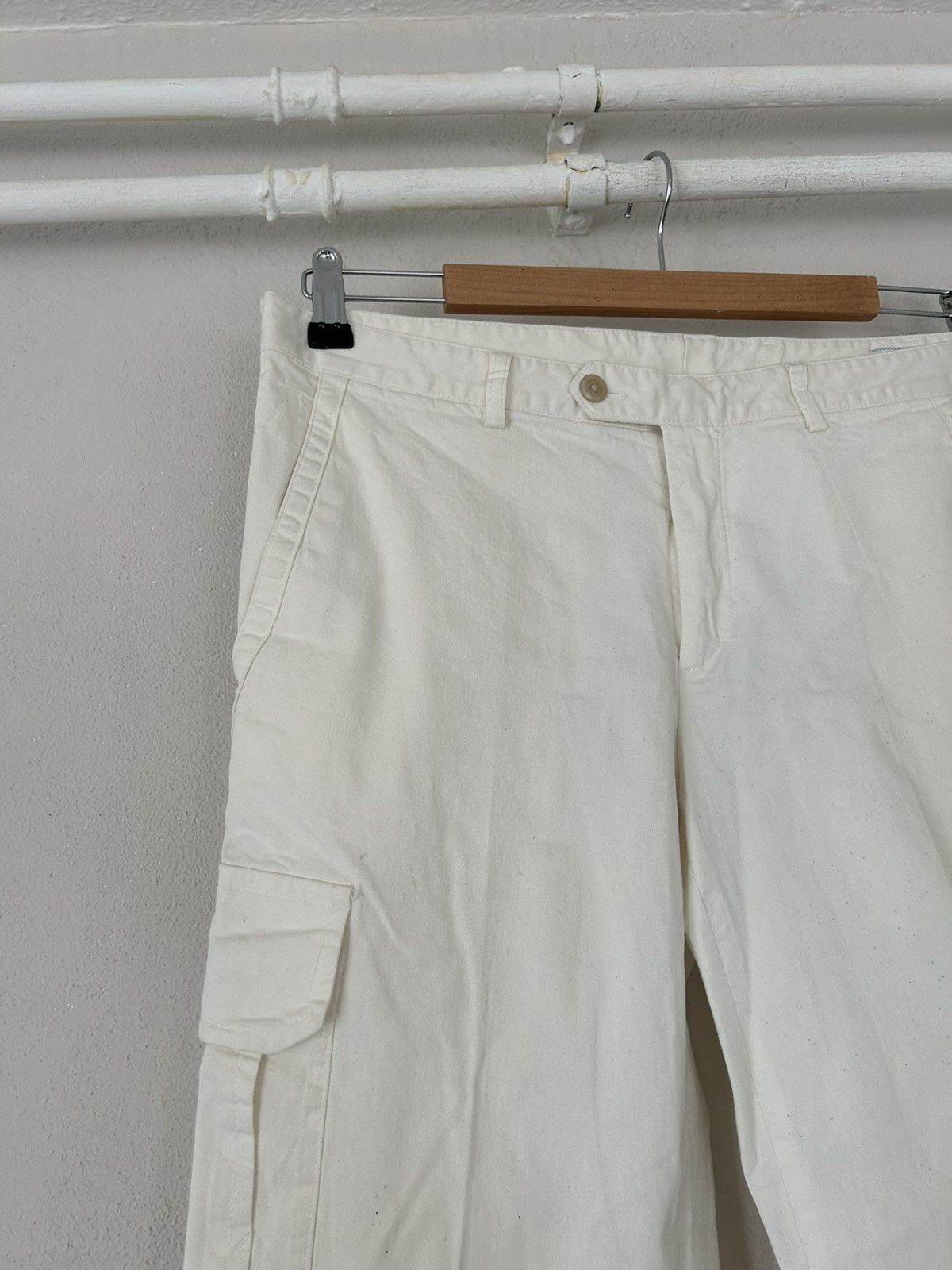 White Cargo Pants