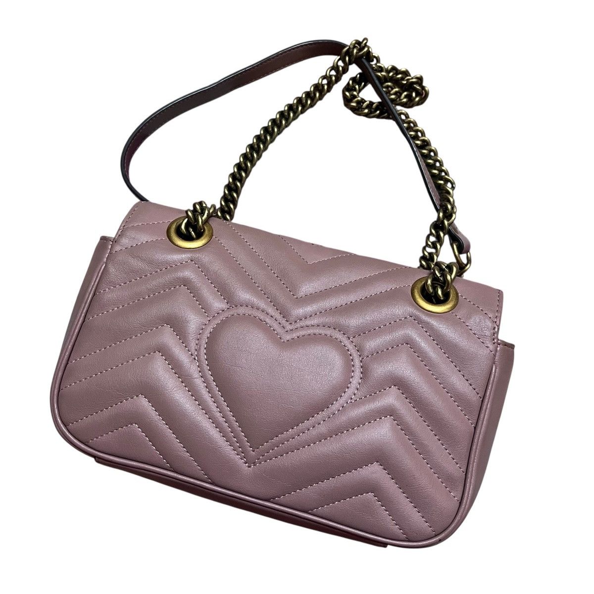 Gucci Gucci GG Marmont Leather Small Bag Shoulder Chain Size ONE SIZE - 2 Thumbnail