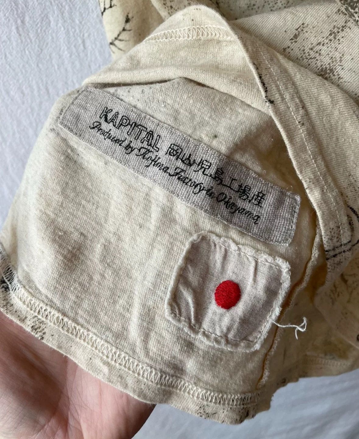Kapital Kapital Hirata Kazuhiro Short sleeved Cotton Artistic Shirt Size US S / EU 44-46 / 1 - 8 Thumbnail
