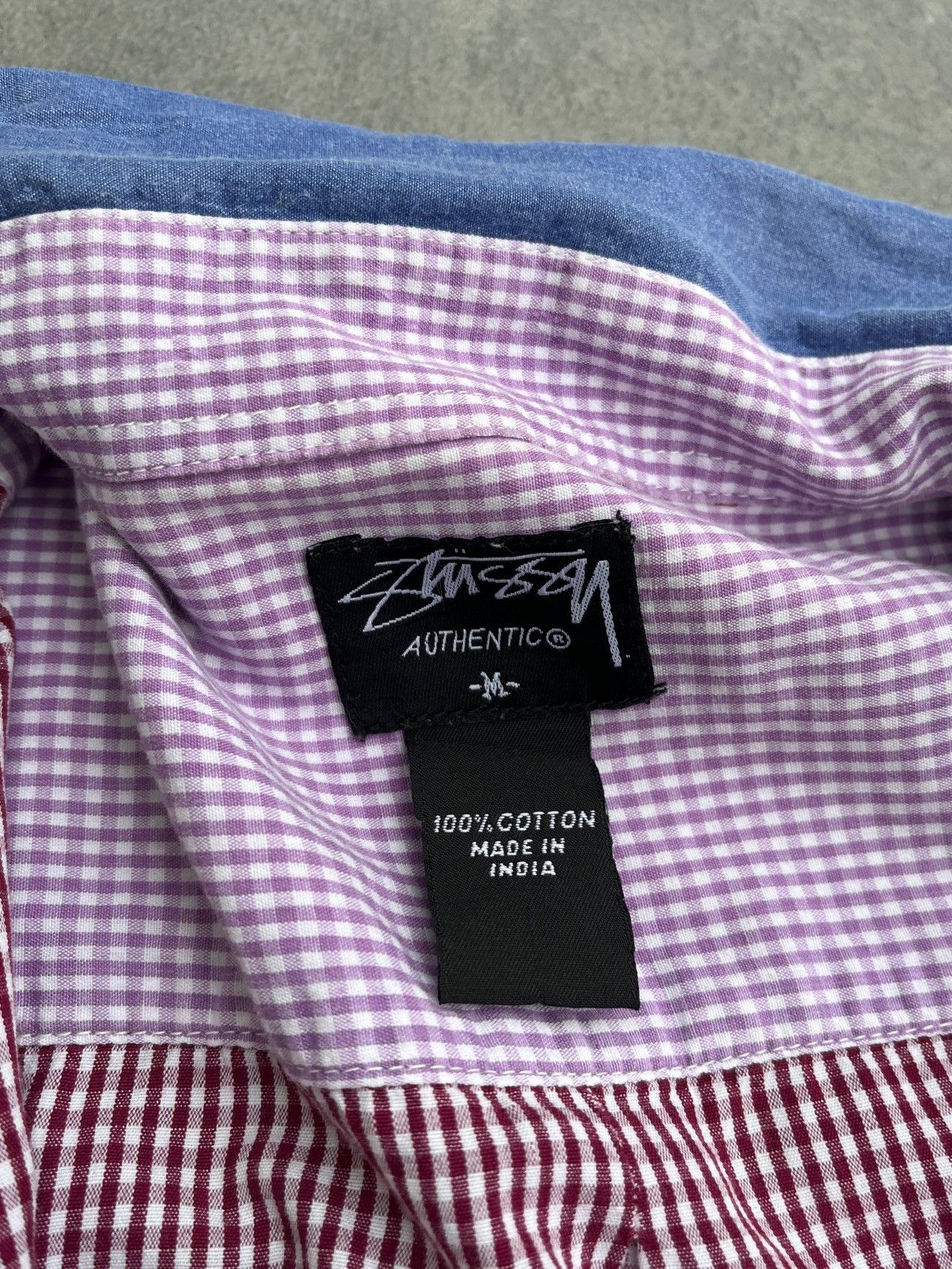 Japanese Brand × Stussy 🔥❤️OLD STUSSY Vintage Buttoned Checkered Shirt Size US M / EU 48-50 / 2 - 7 Thumbnail