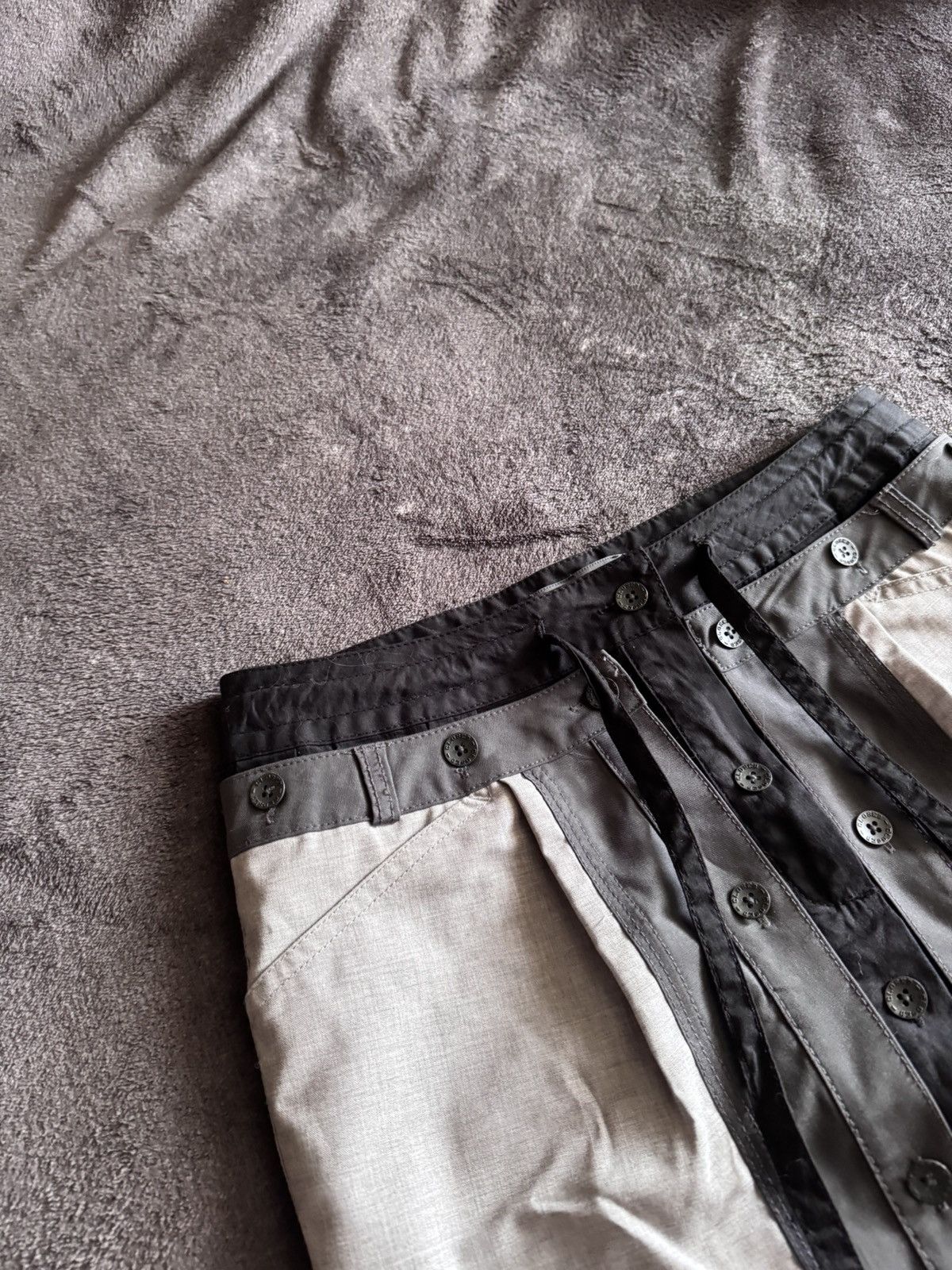 CLOSED Closed vintage Rare double skirt avant-Garde Japanese brand Size 38" / US 16 / IT 52 - 2 Thumbnail