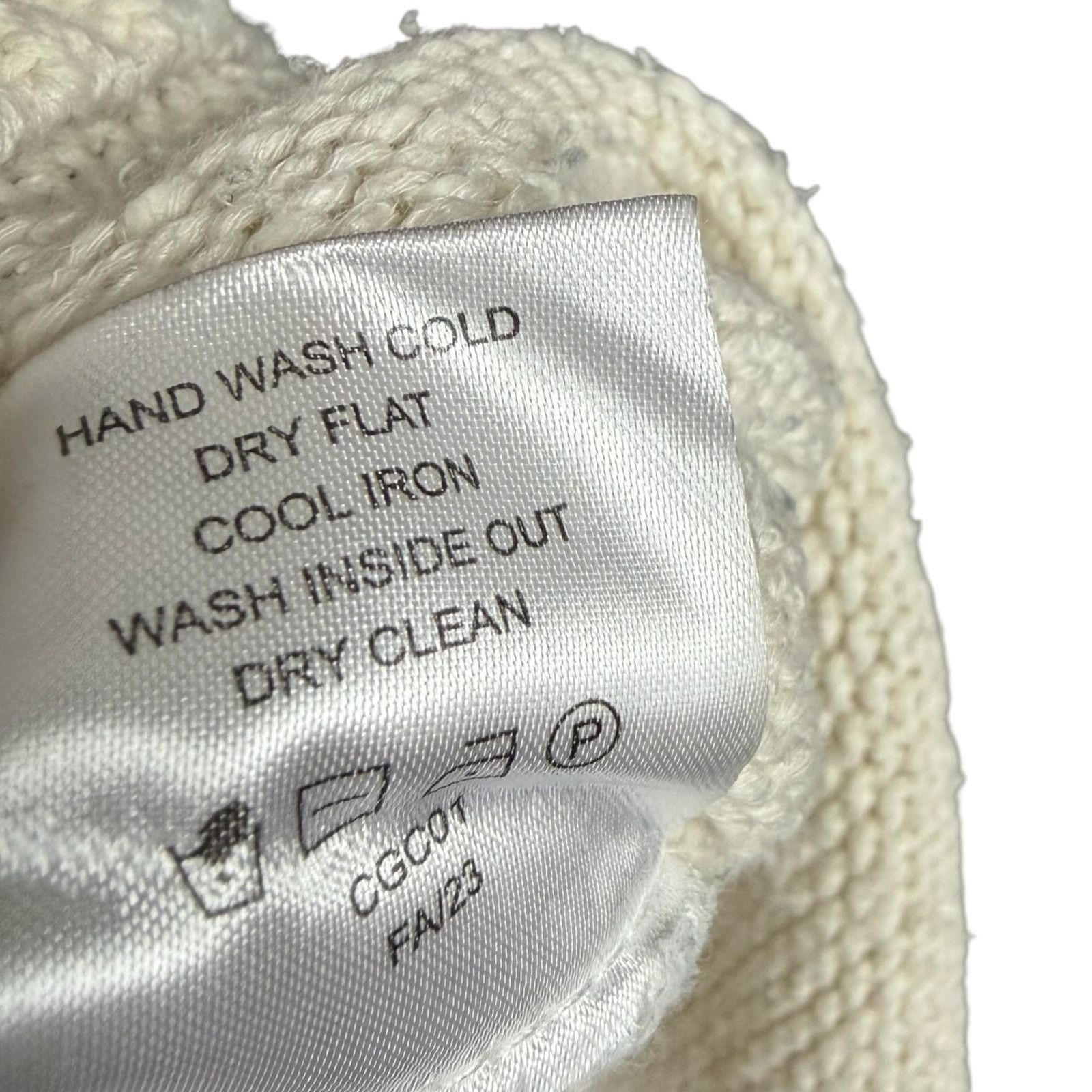 Quince Quince Oversized Sweater Womens Medium Cream Linen Blend Size M / US 6-8 / IT 42-44 - 6 Thumbnail