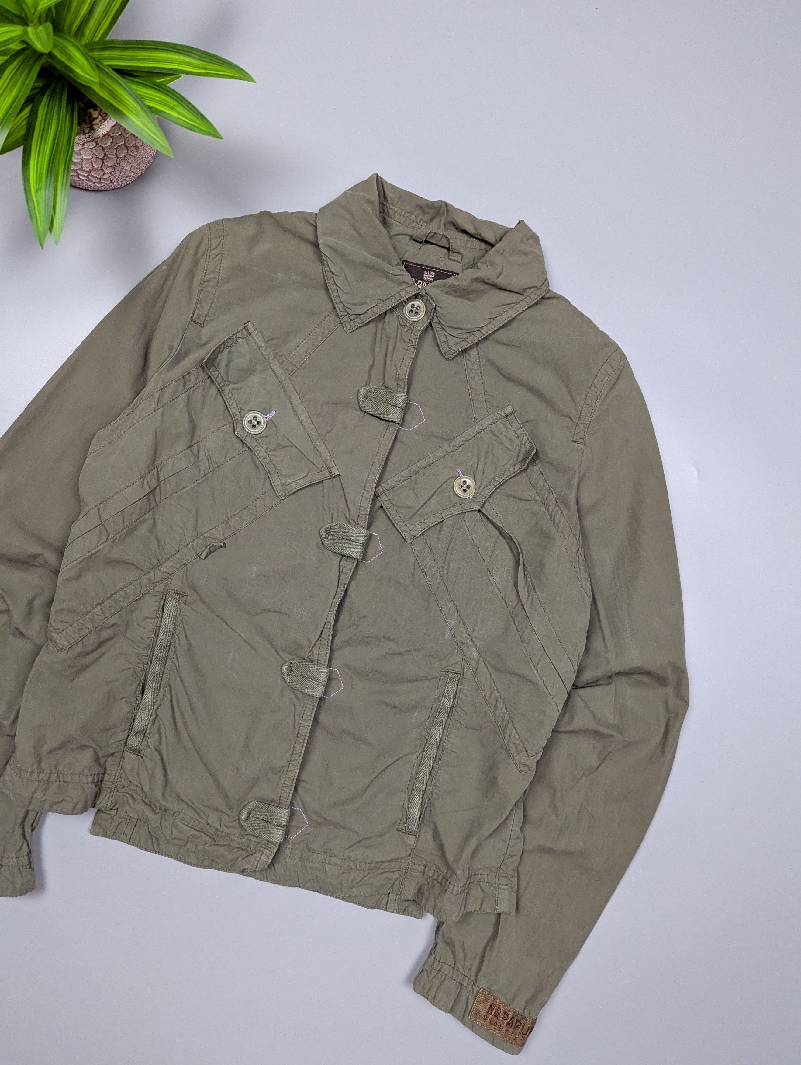 Napapijri Napapijri Vintage Military Utility Jacket Olive Women’s M Size M / US 6-8 / IT 42-44 - 3 Thumbnail