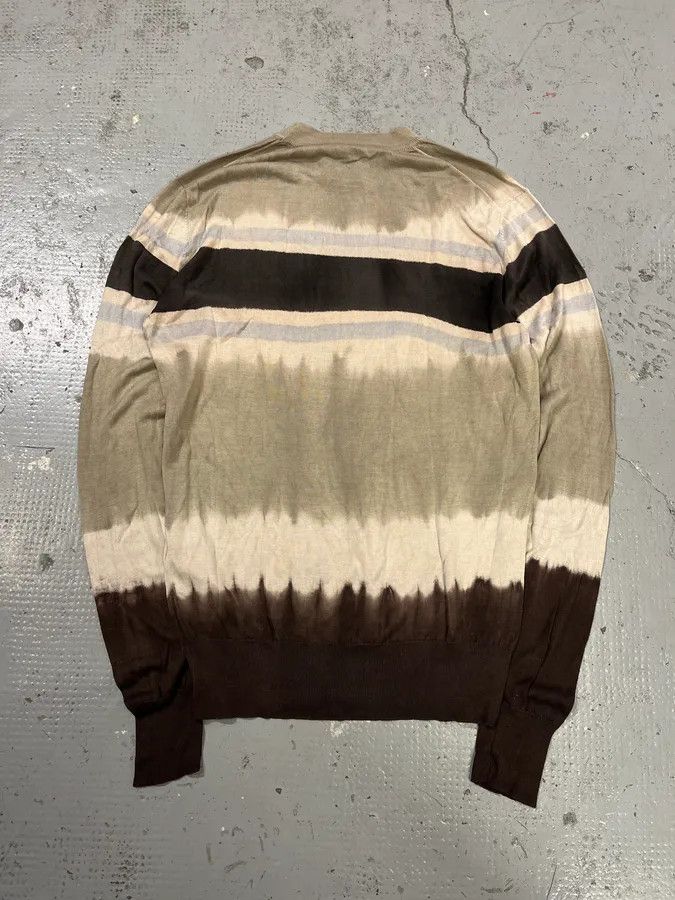 Dolce & Gabbana 2000s Dolce & Gabbana Beige & Brown Gradient Light Sweater Size US S / EU 44-46 / 1 - 7 Thumbnail