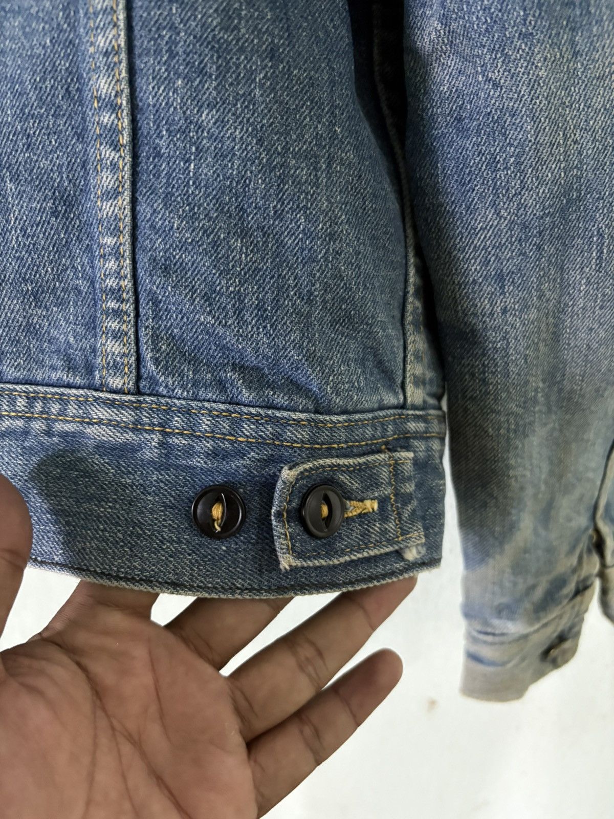 Lee × Vintage LEE STORM RIDER BLANKET LINED DENIM JACKET 1970S MADE IN USA Size US S / EU 44-46 / 1 - 9 Thumbnail