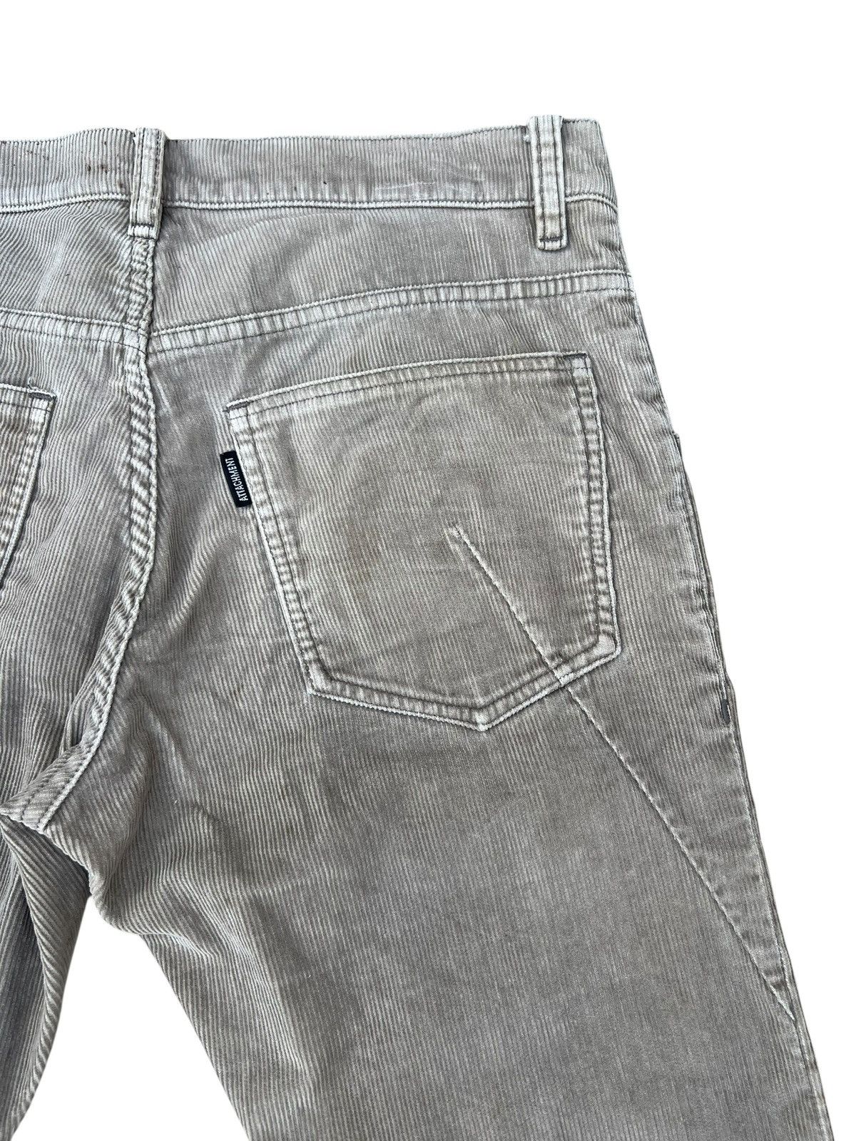 Kazuyuki Kumagai Attachment Attachment Japan Faded Stains Corduroy Bootcut Jeans Size US 30 / EU 46 - 19 Thumbnail