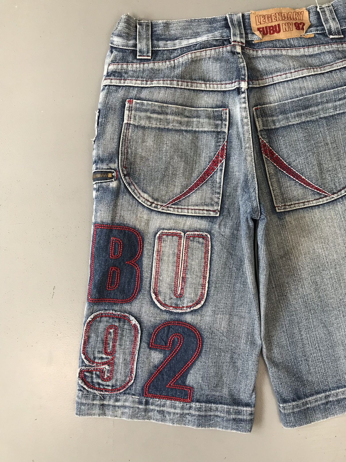 Crazy vintage Fubu denim short