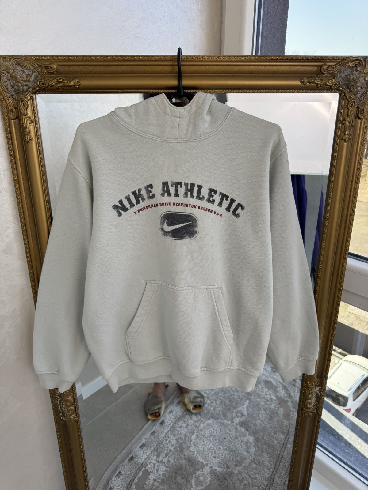 Nike Vintage Nike Athletic Hoodie Big logo Center Swoosh Y2K Size US XS / EU 42 / 0 - 2 Thumbnail